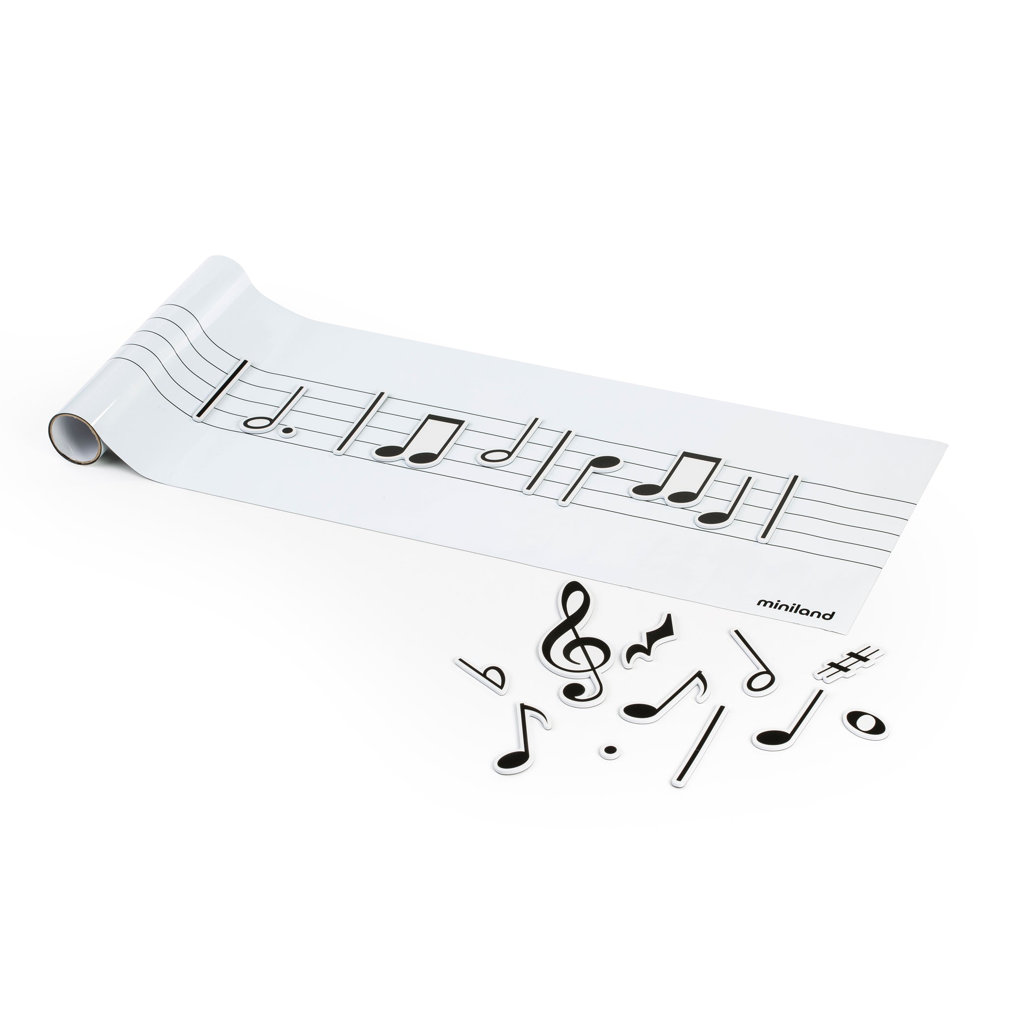 Alternative view of Miniland Removable Pentagram Board & Notes - Musical Creativity On-the-Go
