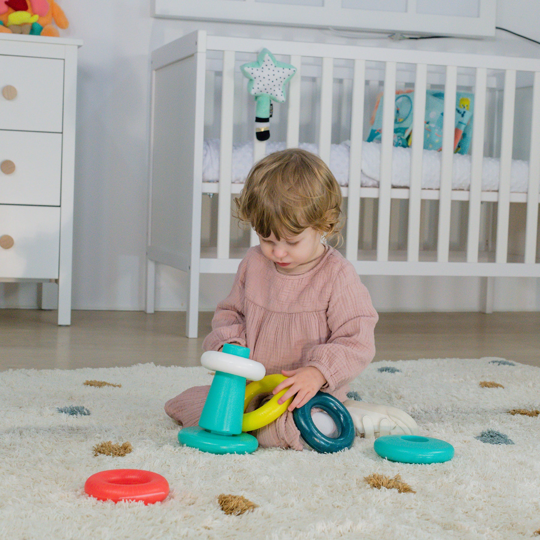 Miniland Feel to Learn: Stack & Roll Rings – Eco-Friendly Toy - Image 5