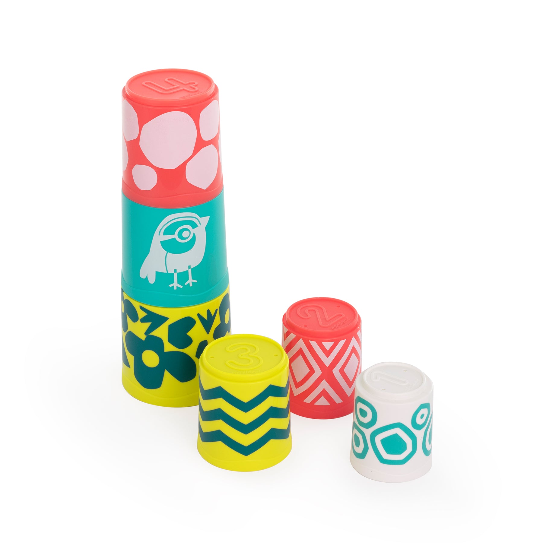 Alternative view of Miniland Feel to Learn - Eco-Friendly Stacking Cups