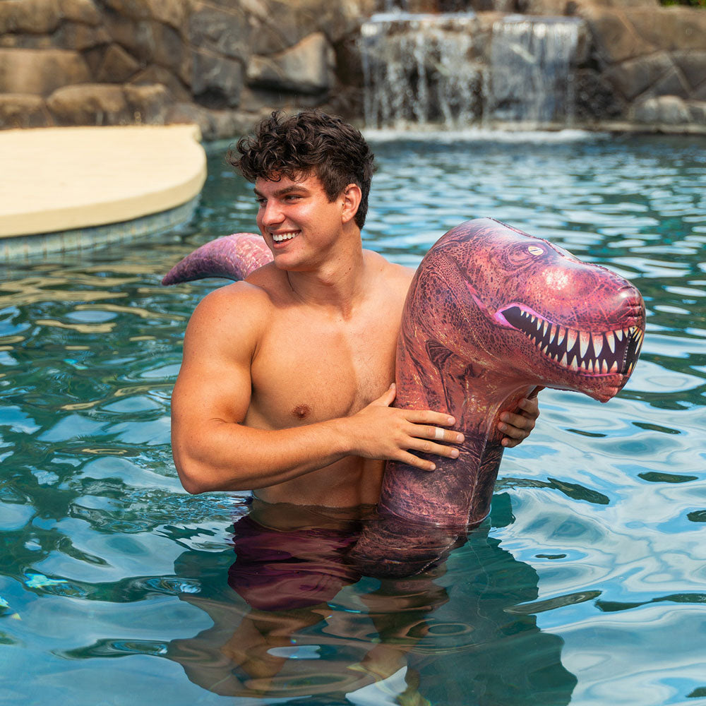 Alternative view of PoolCandy Large T-Rex Ride-On Pool Noodle - Dinosaur T-Rex