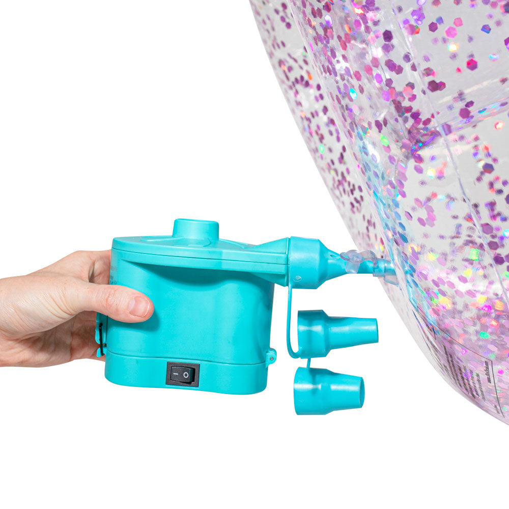 Inflate-Mate Portable Battery Air Pump - Vibrant Blue - Image 2
