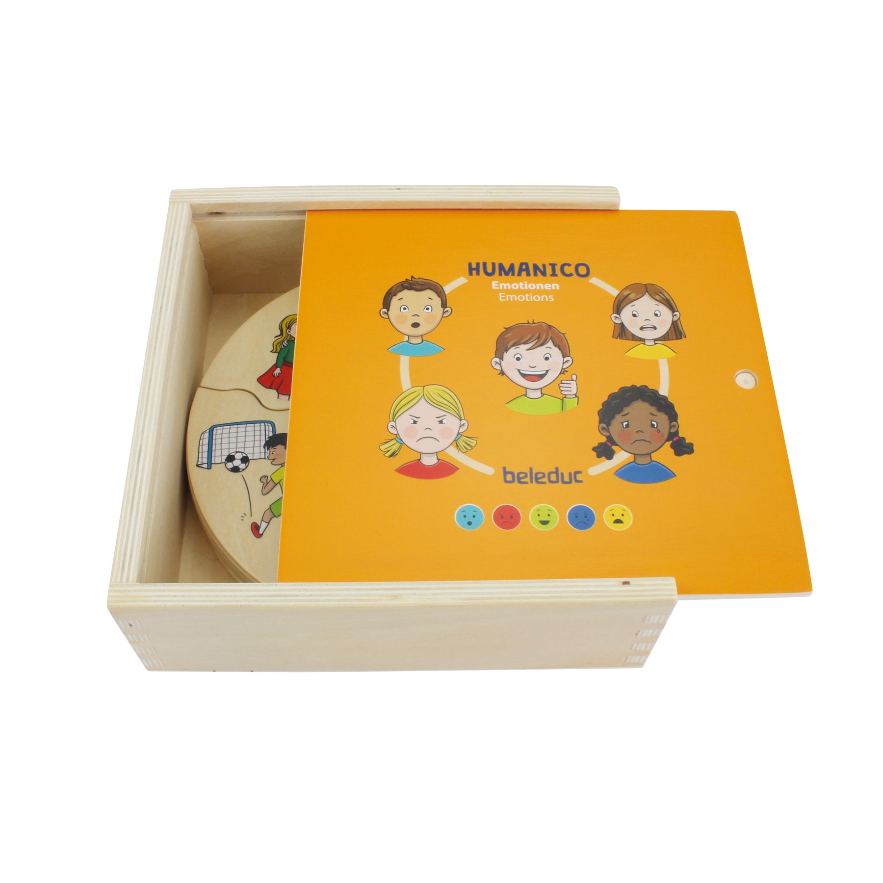 Beleduc Humanico Emotions Puzzles - Social-Emotional Learning Game - Image 3