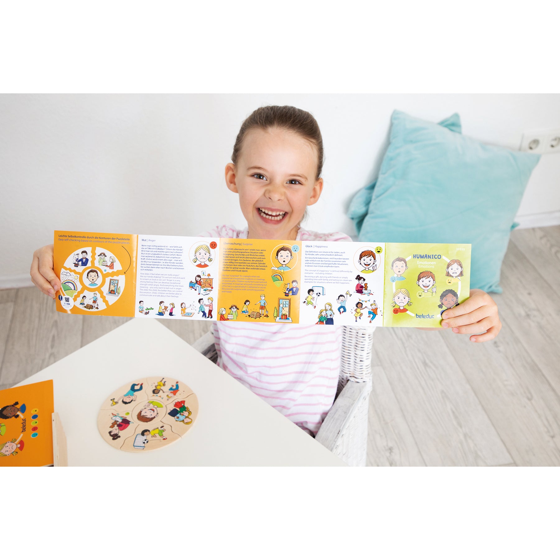 Beleduc Humanico Emotions Puzzles - Social-Emotional Learning Game - Image 10