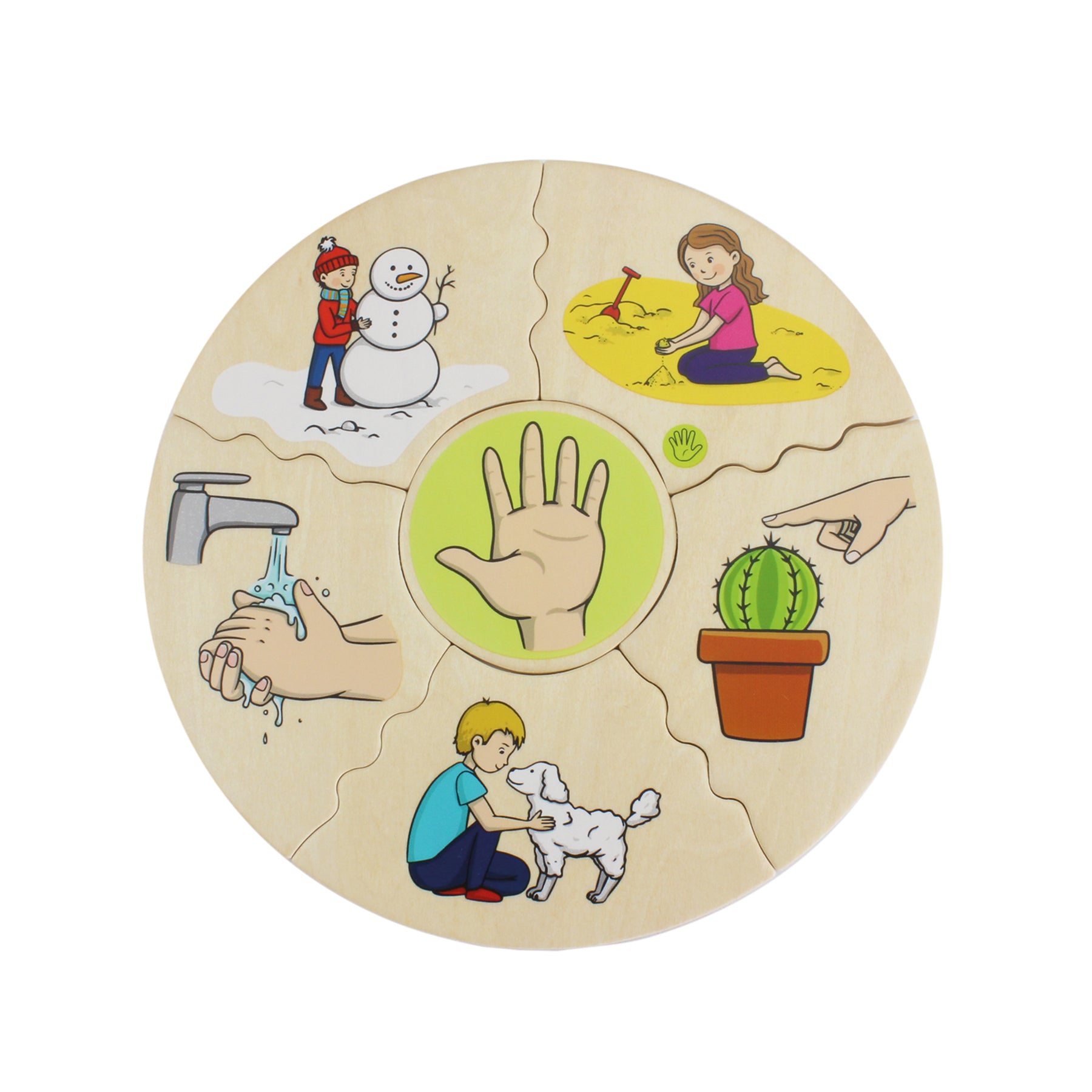Beleduc Humanico 5 Senses Puzzle - Sensory Exploration Game - Image 7