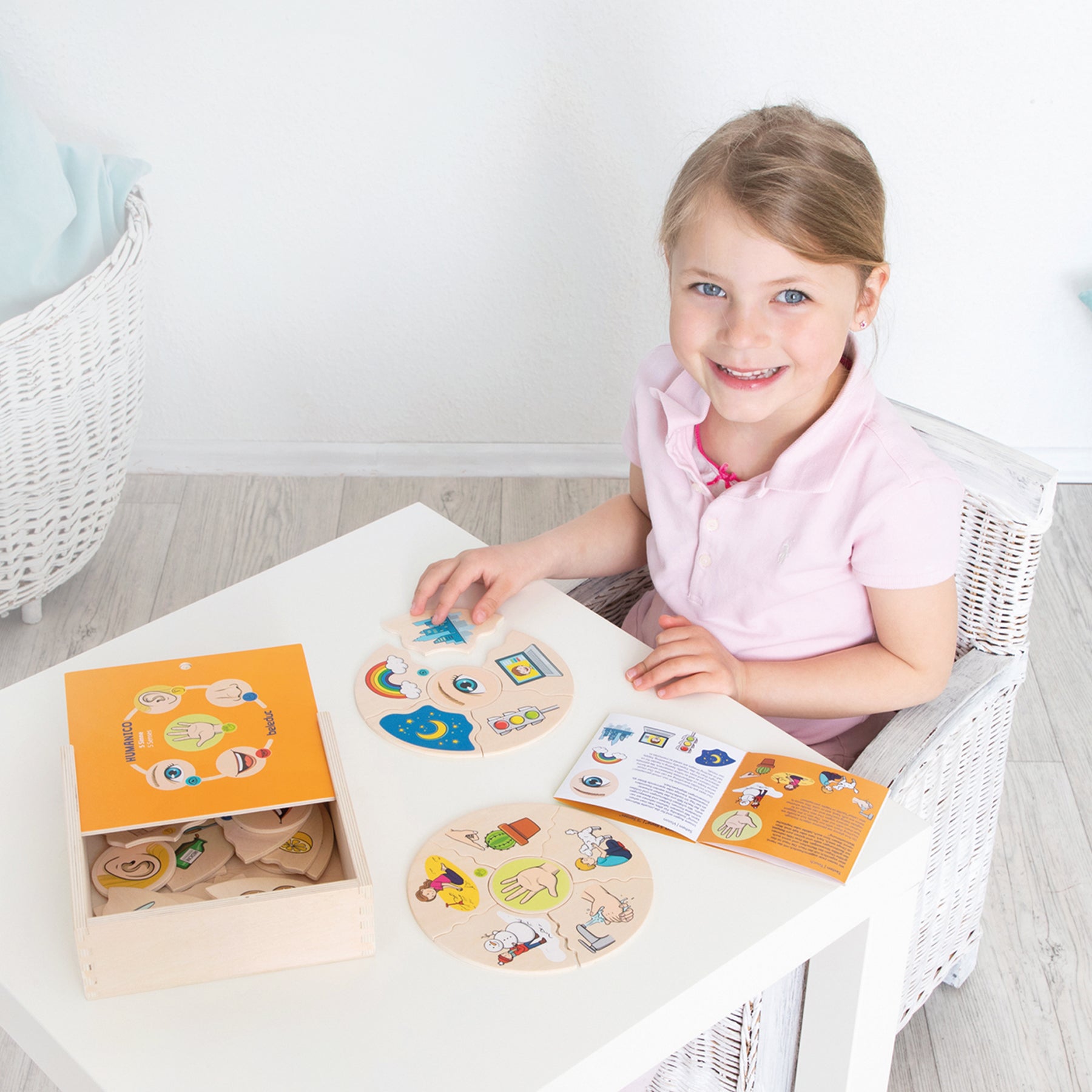 Beleduc Humanico 5 Senses Puzzle - Sensory Exploration Game - Image 8