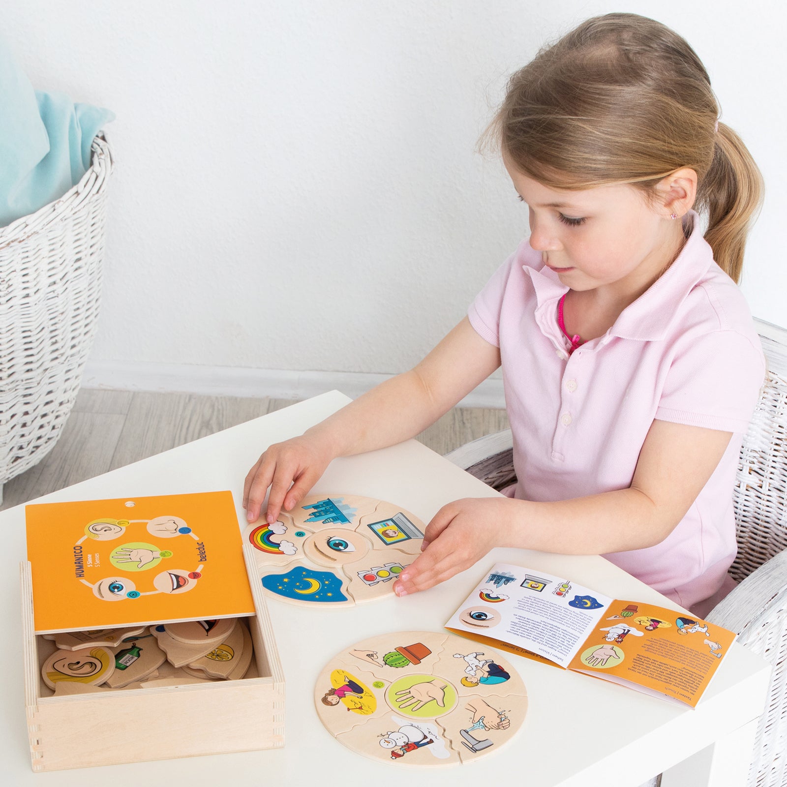 Beleduc Humanico 5 Senses Puzzle - Sensory Exploration Game - Image 9