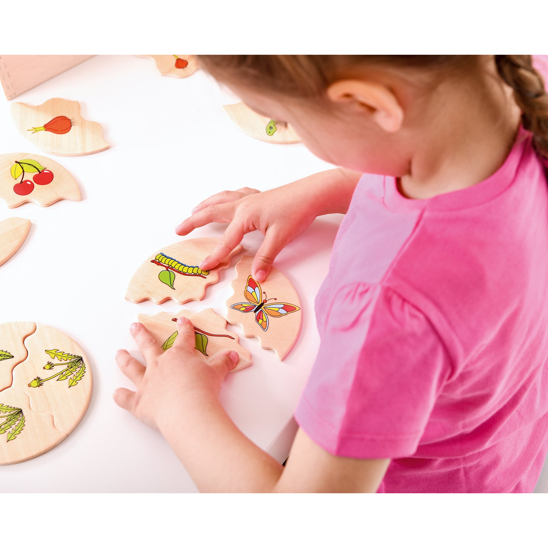 Beleduc Nawito 10-Pack Evolution Wooden Puzzles - 30 pc - Image 6