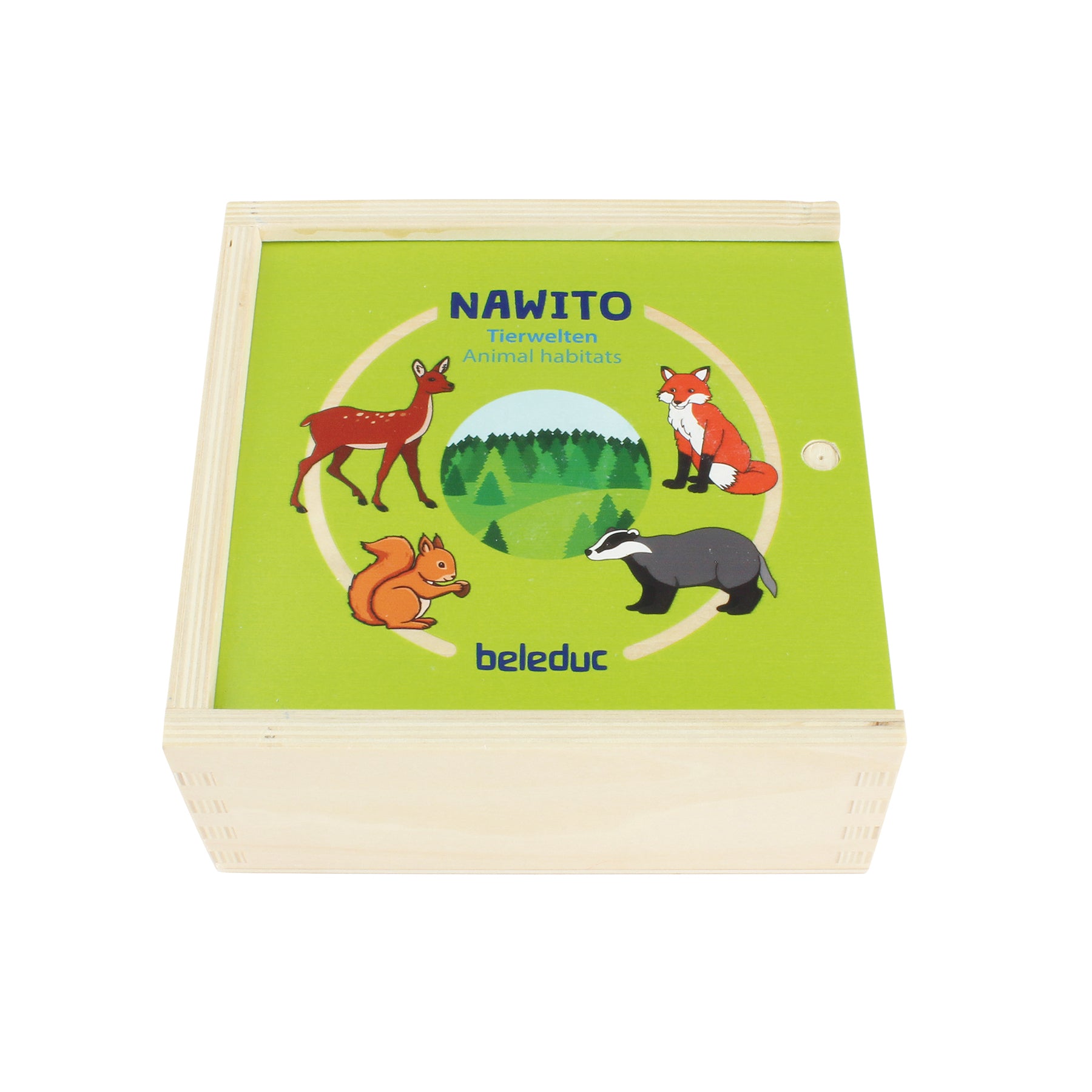 Beleduc Nawito Animal Habitats Educational Puzzle Set - Image 2
