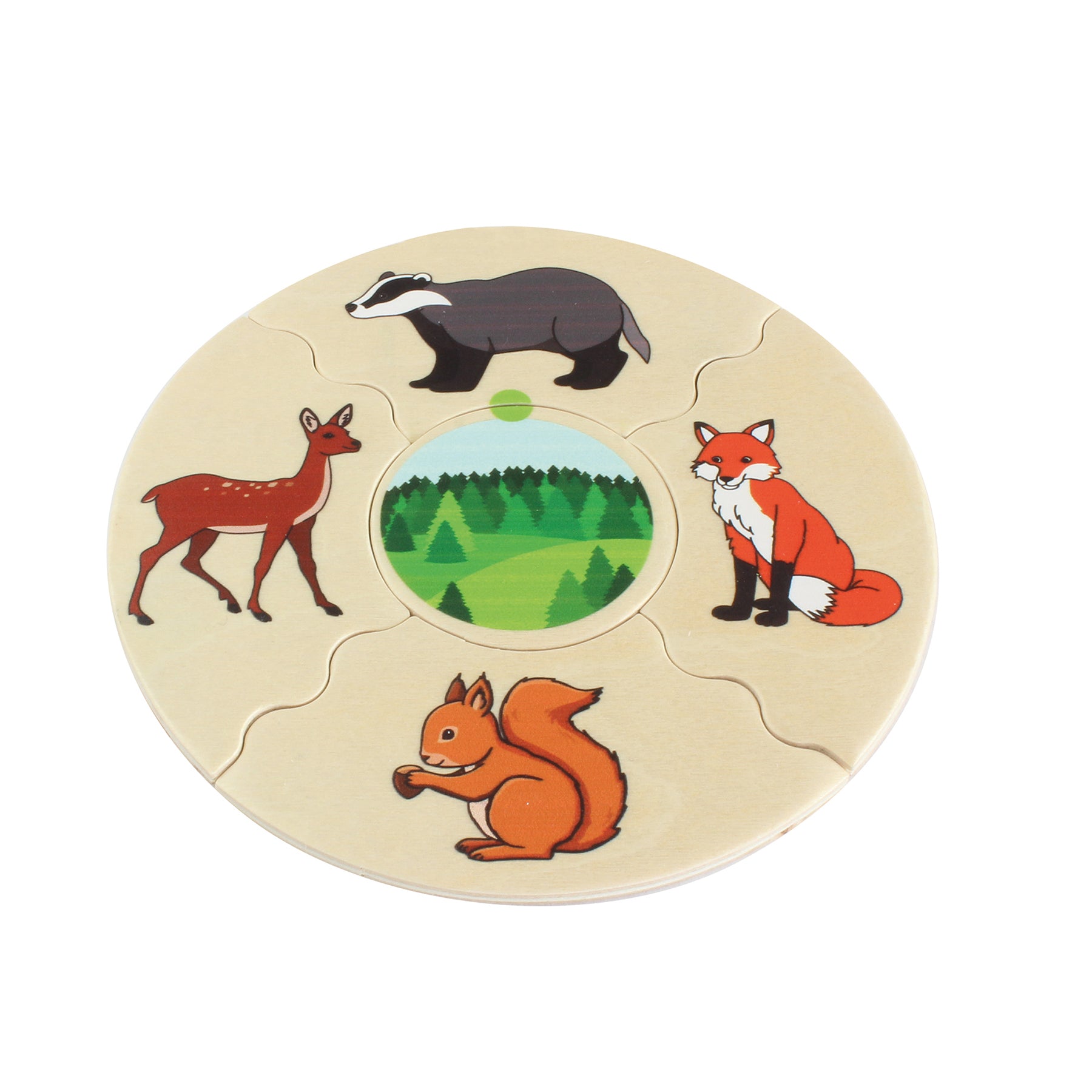Beleduc Nawito Animal Habitats Educational Puzzle Set - Image 3
