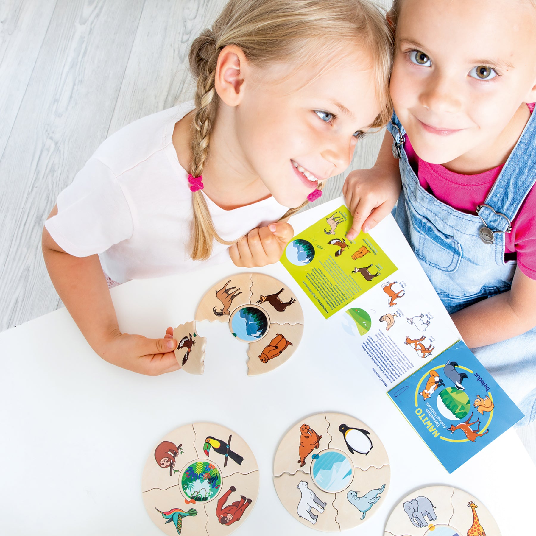 Beleduc Nawito Animal Habitats Educational Puzzle Set - Image 4