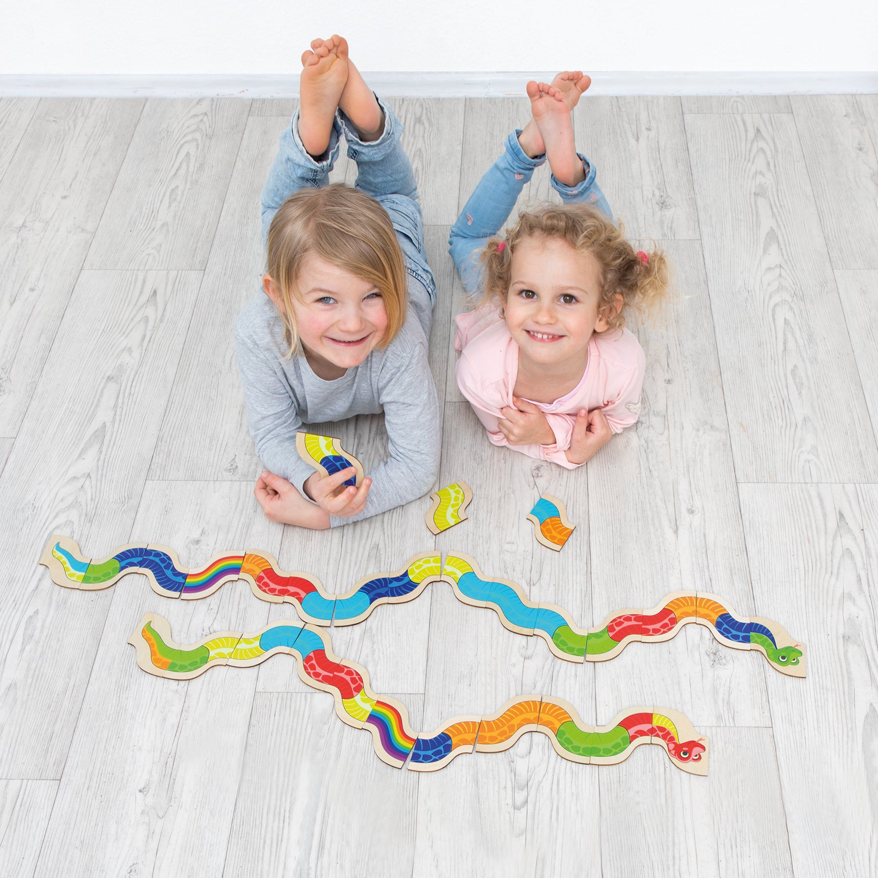 Beleduc Mamba Zamba Colorful Snake Domino Game - Image 3