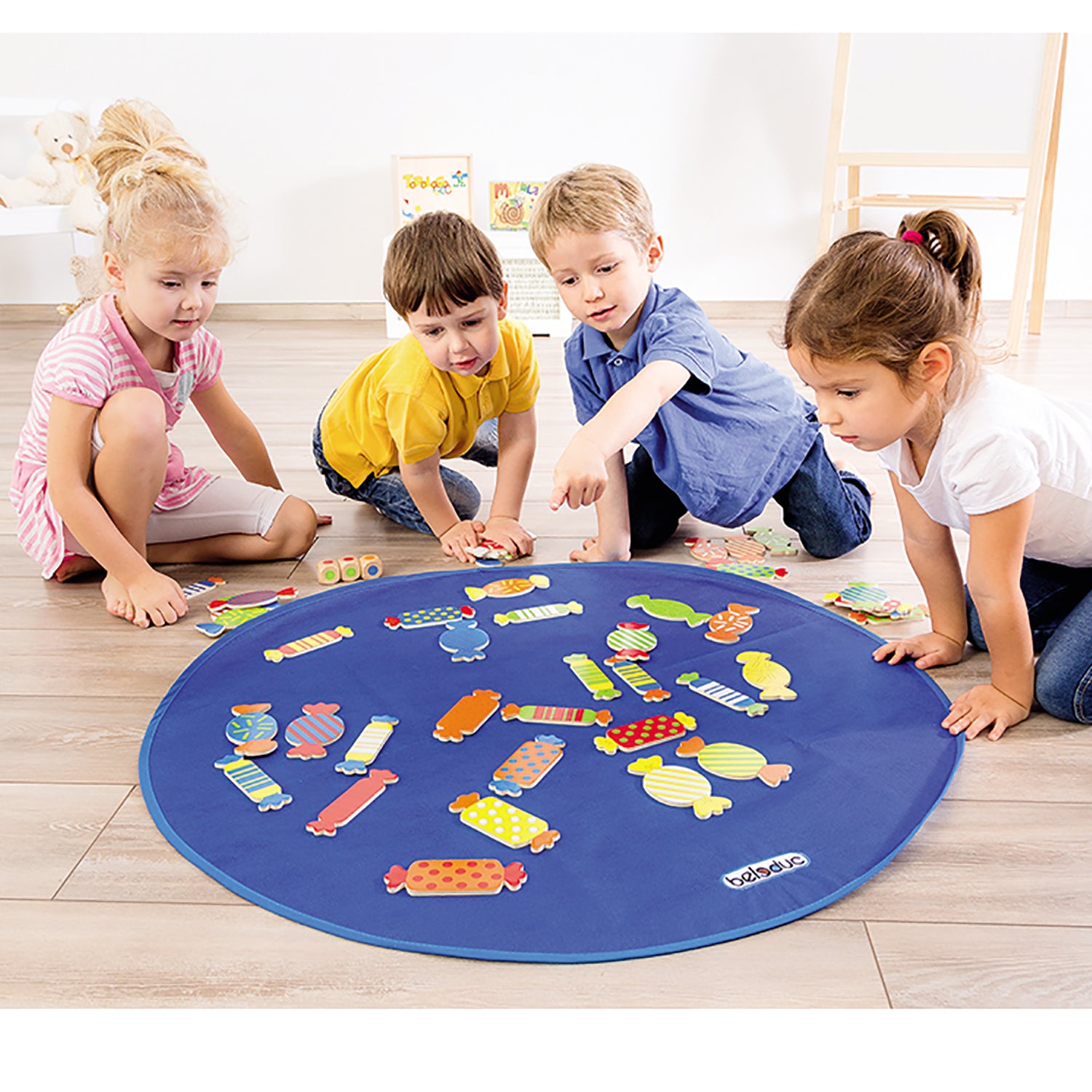 Beleduc XXL Candy Color Quest Floor Game - Image 6
