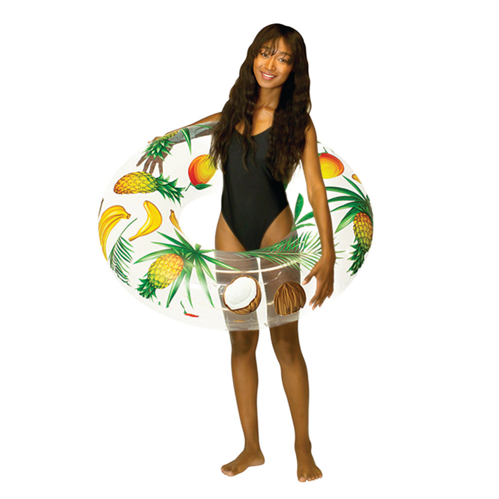 PoolCandy Resort Collection Jumbo 48" Tropical Fruit Pool Tube