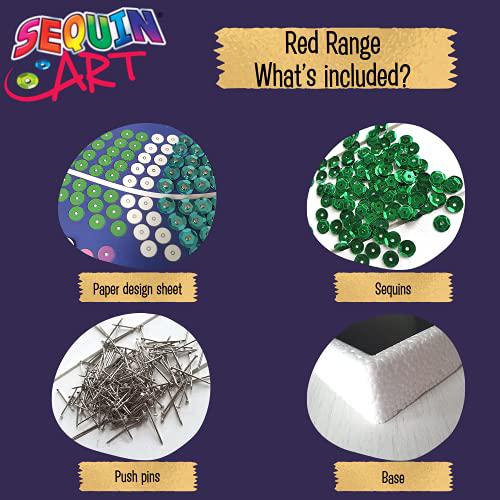 Sequin Art Red Range Mia Mermaid Sparkly Craft Kit - Multicolor - Image 2