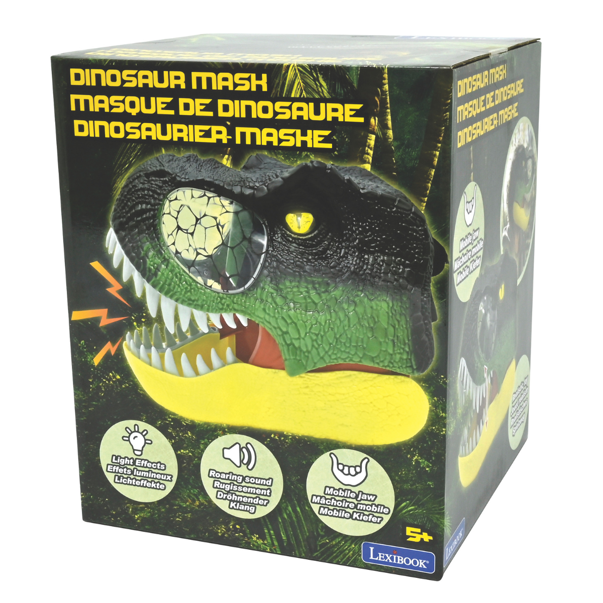 LEXIBOOK Realistic Dinosaur mask with sound and light effects - Image 7