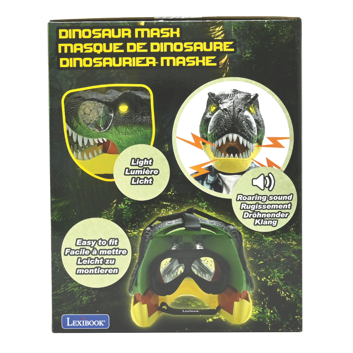 LEXIBOOK Realistic Dinosaur mask with sound and light effects - Image 9