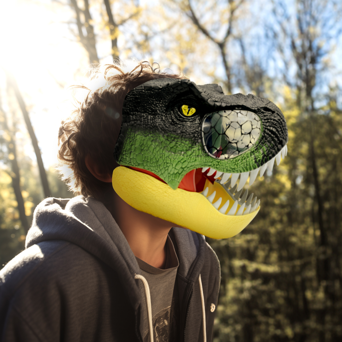 LEXIBOOK Realistic Dinosaur mask with sound and light effects - Image 10