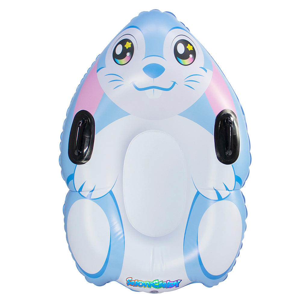 SnowCandy Snow Bunny Inflatable Snow Sled for Kids - Image 5
