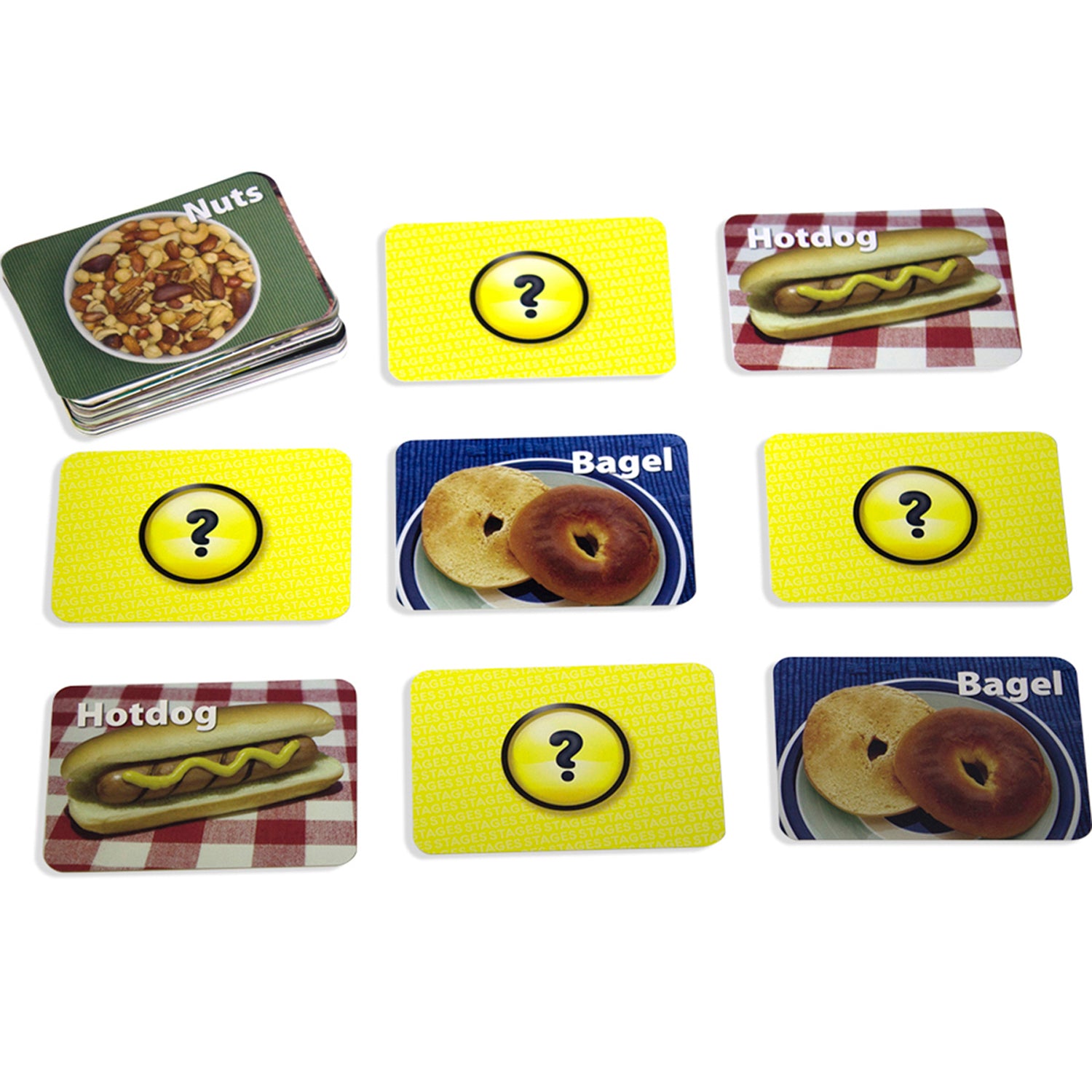 Stages Learning Materials Memory Match Game - Food Trio - Image 5