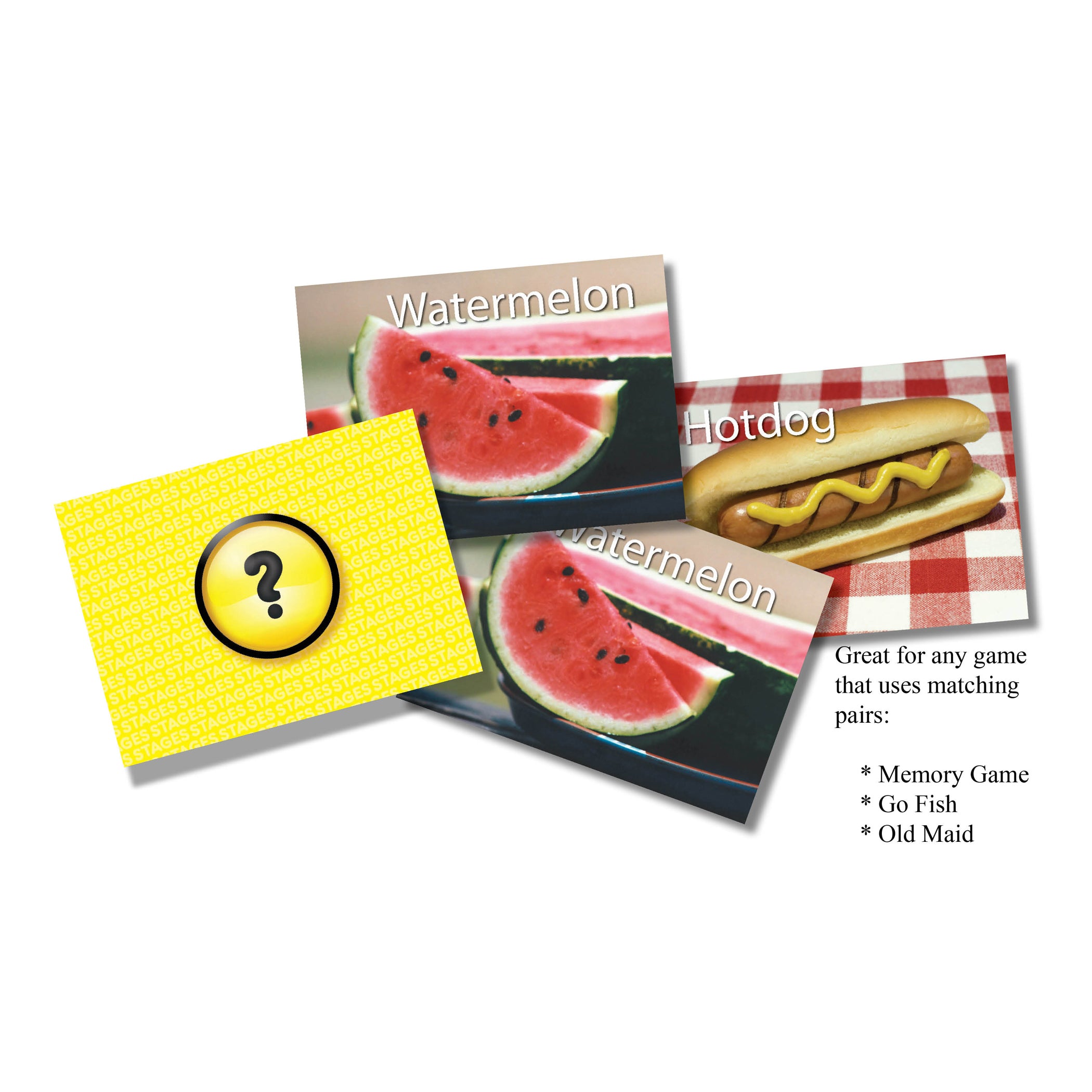 Stages Learning Materials Memory Match Game - Food Trio - Image 6