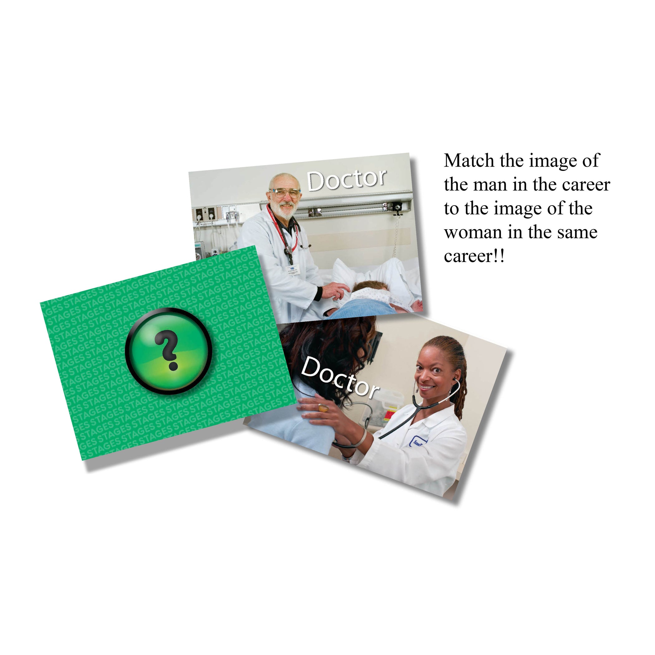 Stages Learning Memory Match - Careers Photographic Game - Triple Pack - Image 6