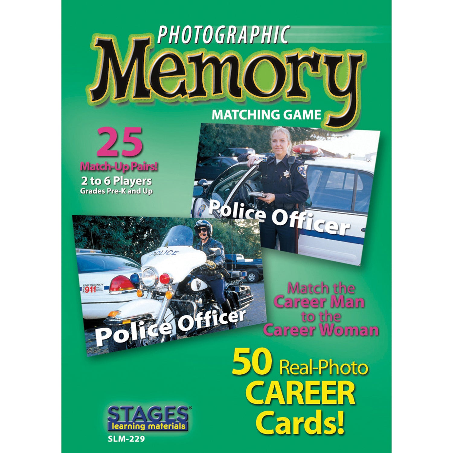 Stages Learning Memory Match - Careers Photographic Game - Triple Pack - Image 7