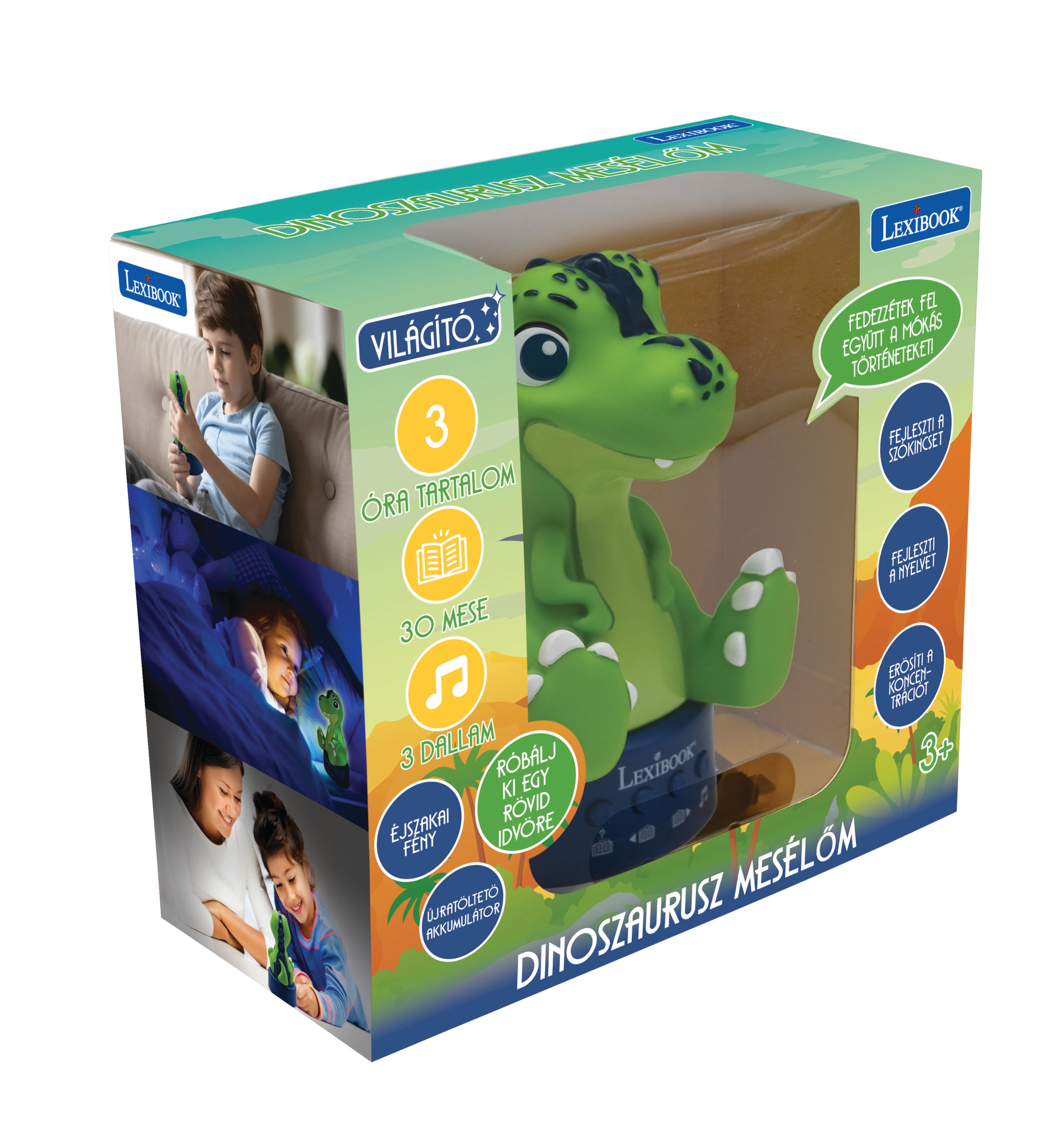 Lexibook Dino Storyteller with Color-Changing Nightlight - Image 7