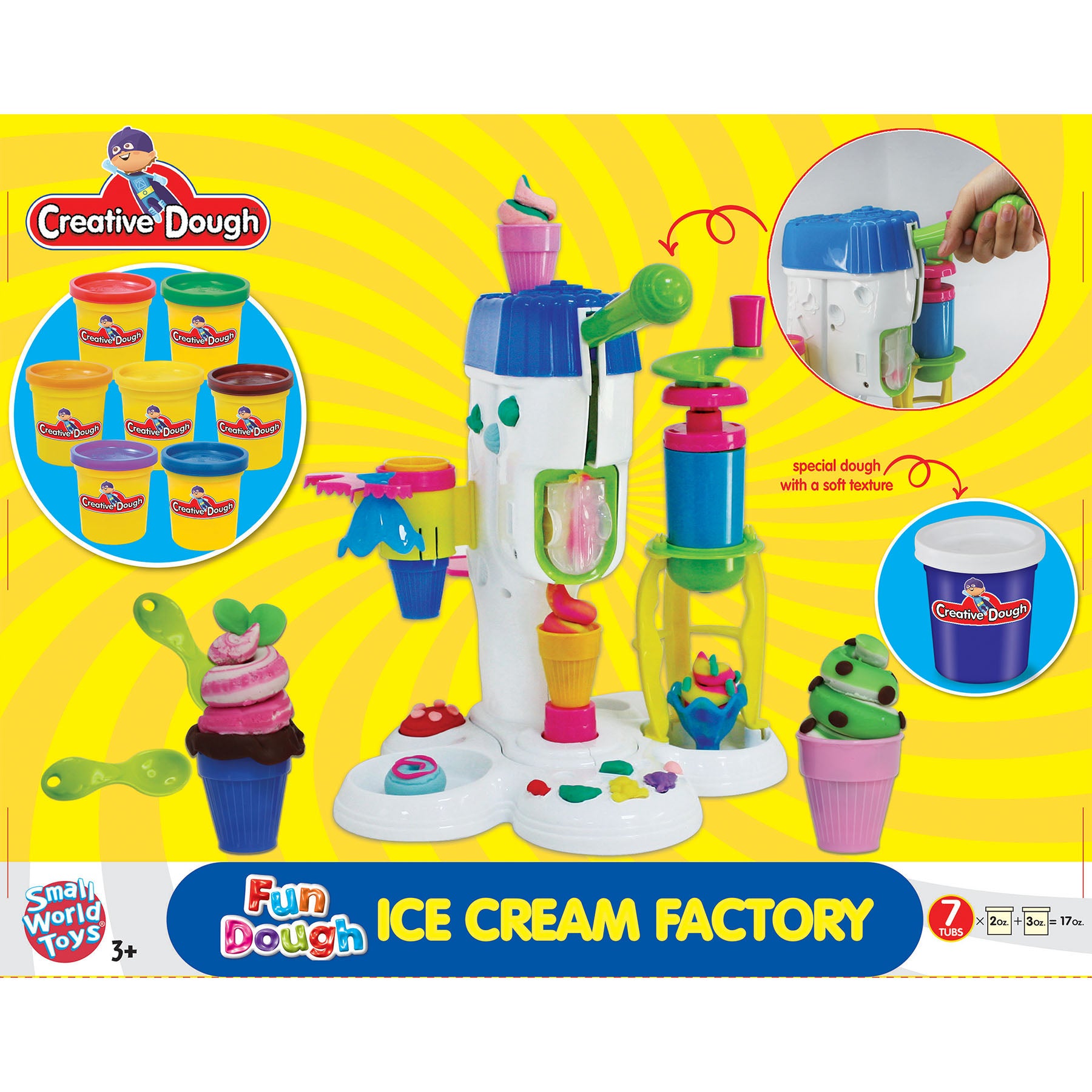 Alternative view of Small World Toys Creative Dough Ice Cream Factory Activity Set
