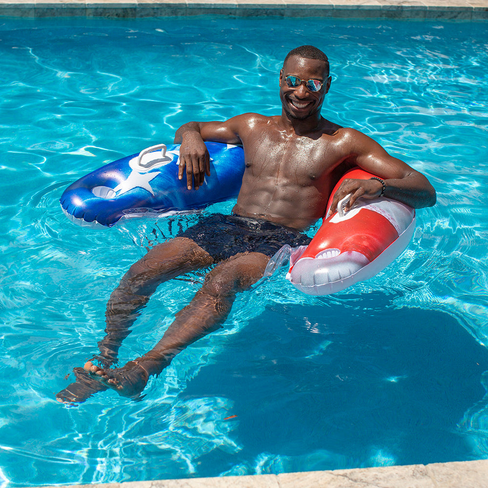 Alternative view of PoolCandy Stars & Stripes Jumbo Sun Chair - Patriotic Pattern