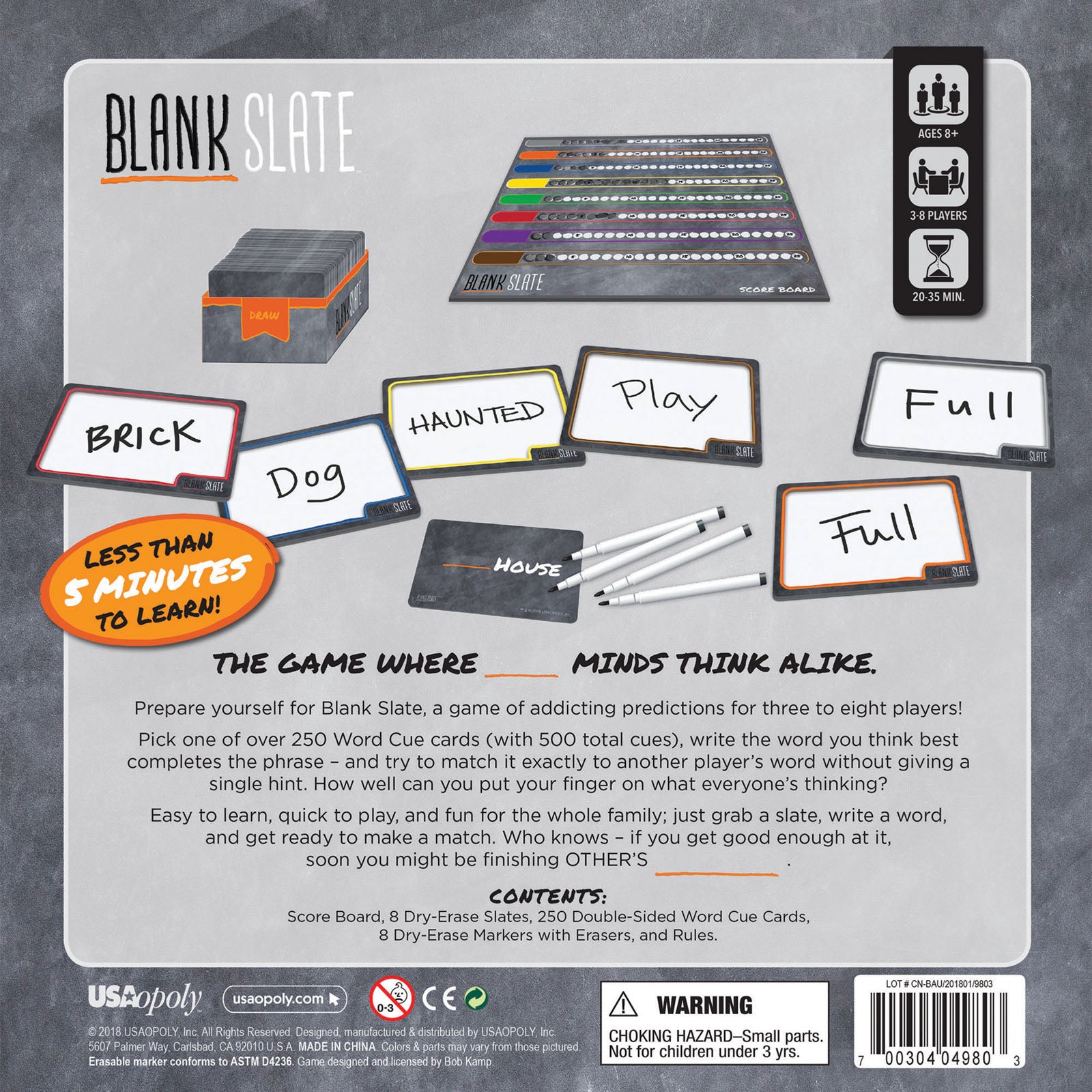 USAopoly Blank Slate Family Board Game - Image 4