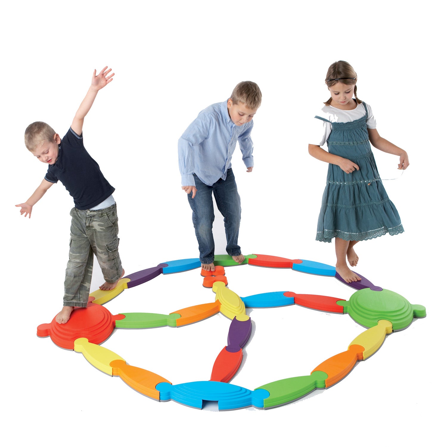 Alternative view of GONGE Island Adventure Balance Set of 2, Red and Green