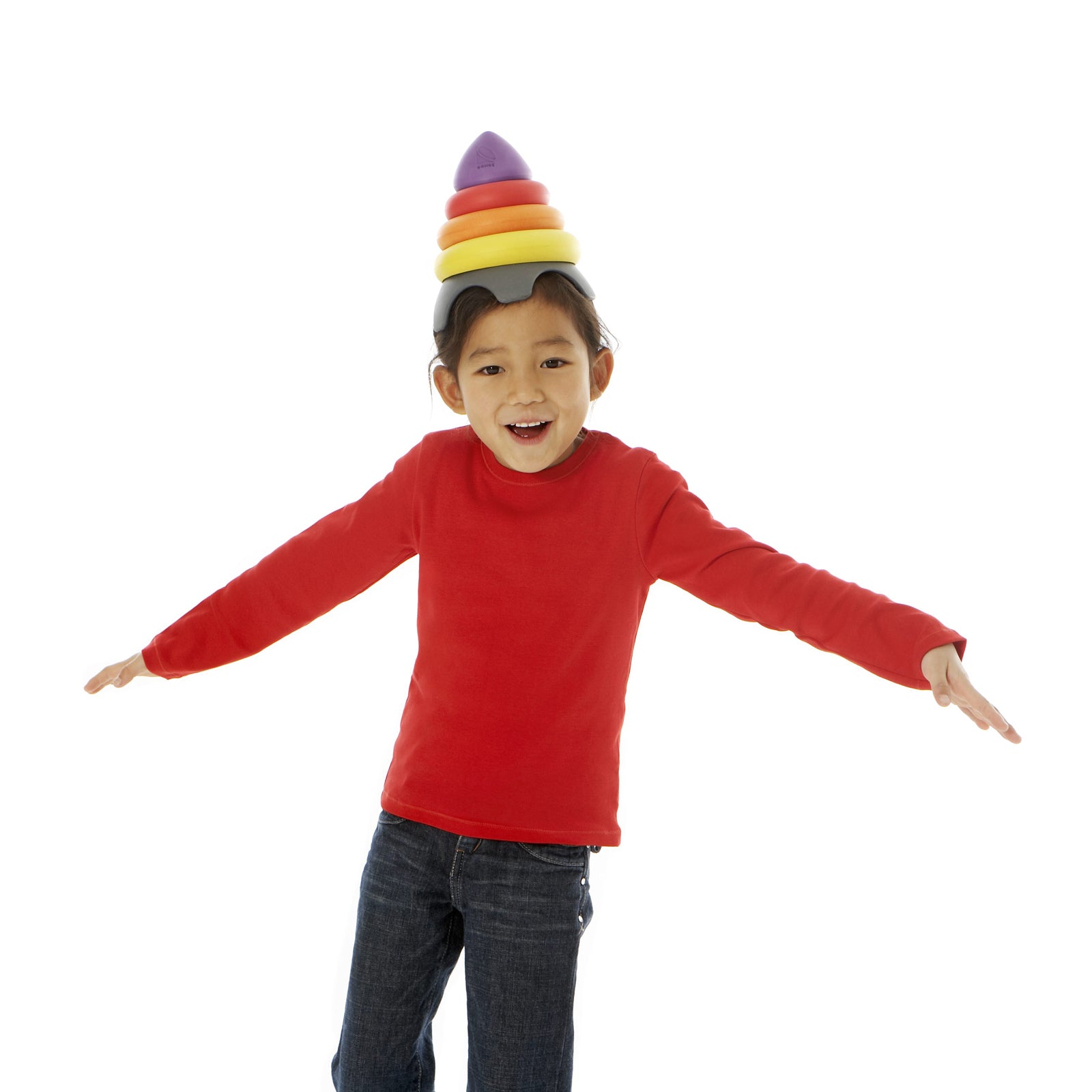 Alternative view of GONGE Clown's Hat Balance Game for Kids