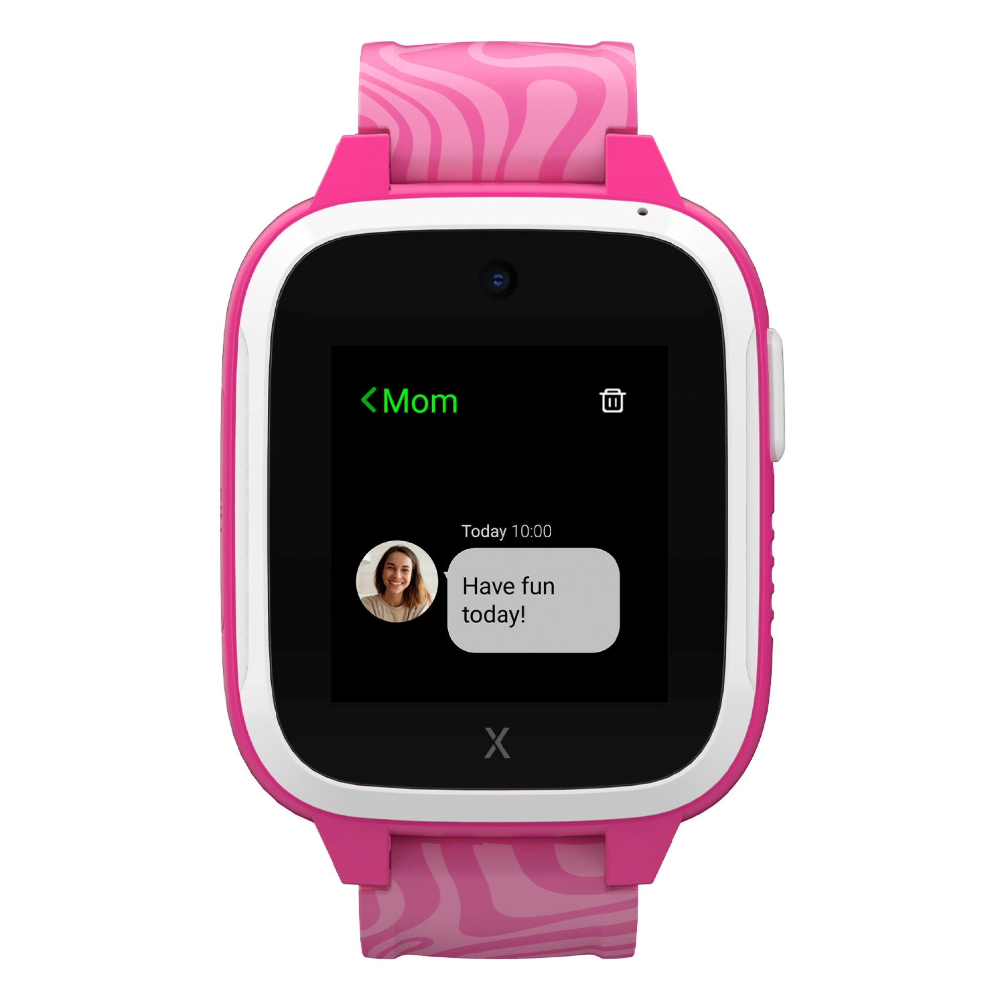 Xplora Xgo3 Jungle Edition Kids' Smart Watch - Pink Zebra Strap