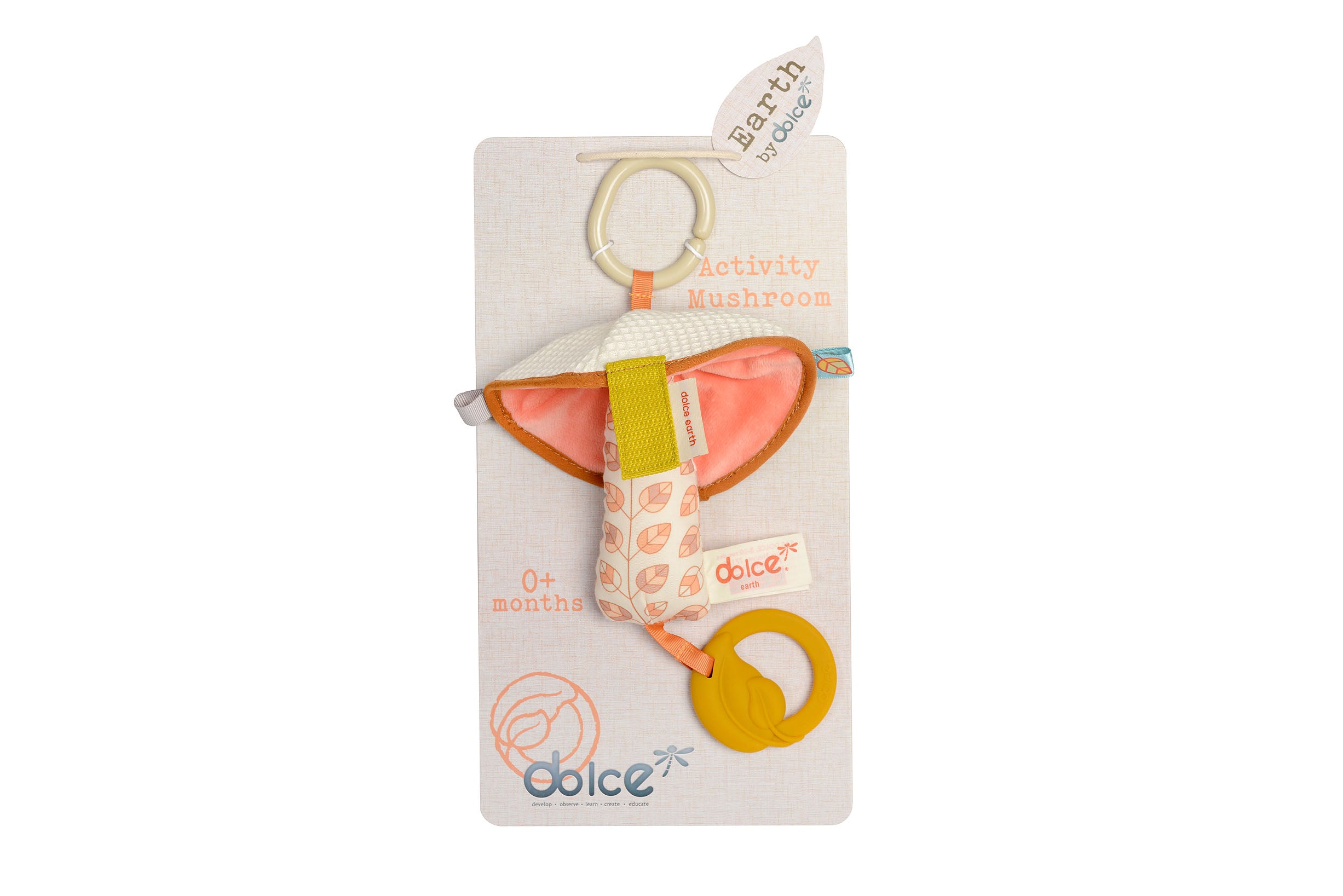 Dolce Activity Travel Mushroom - Engaging Infant Toy
