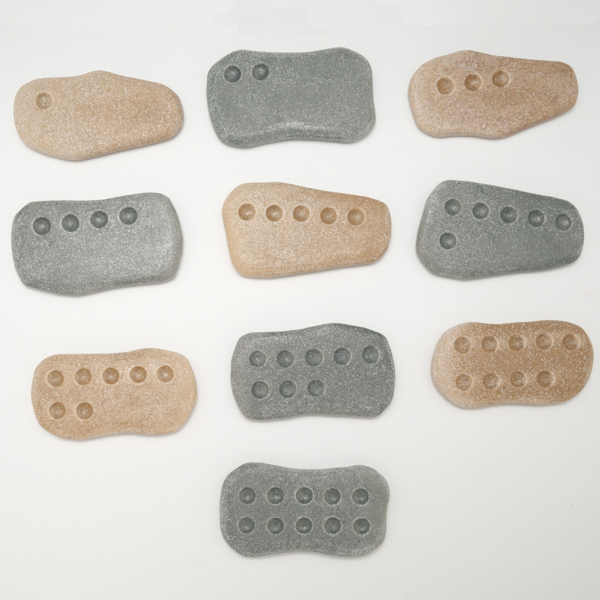 Alternative view of Yellow Door Tactile Counting Stones - Interactive Math Playset - Set Of 20