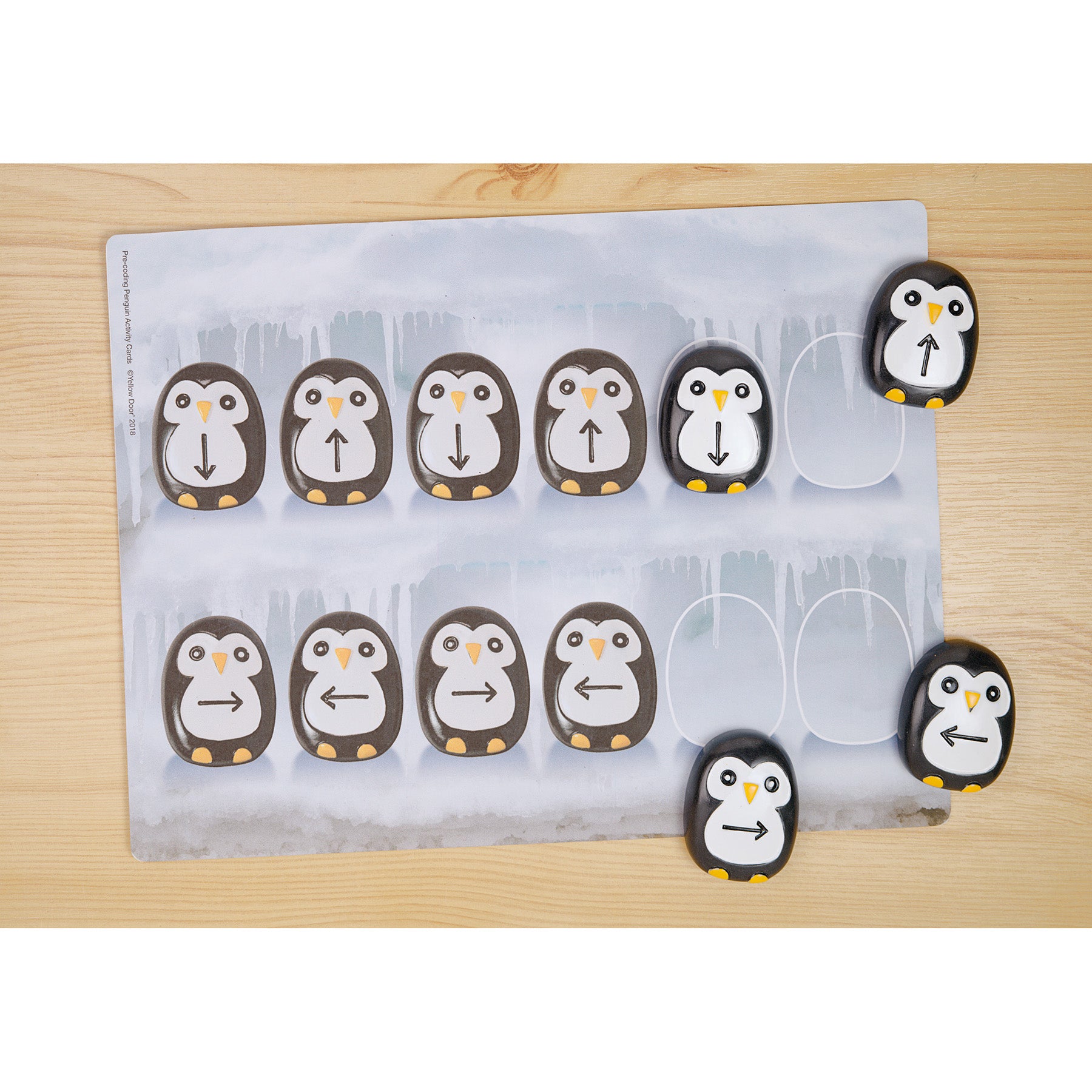 Yellow Door Pre-Coding Penguin Stones - Tactile Learning Set Of 18 - Image 6