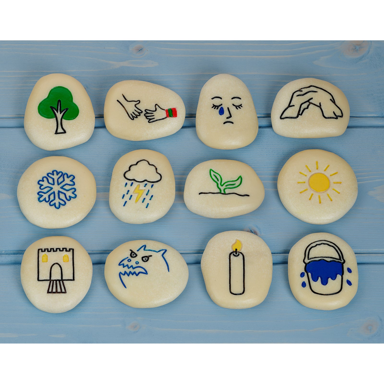 Yellow Door Self-Regulation Stones - Emotional Learning Set - Multi-Color - Image 3