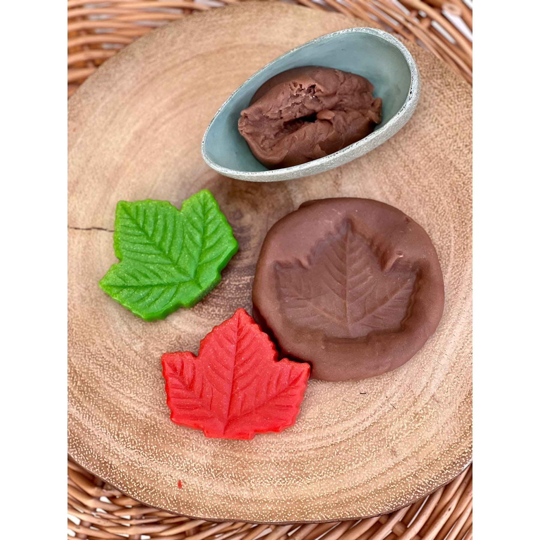Yellow Door Sensory Play Stones - Autumn Leaves Collection, Set Of 12 - Image 5