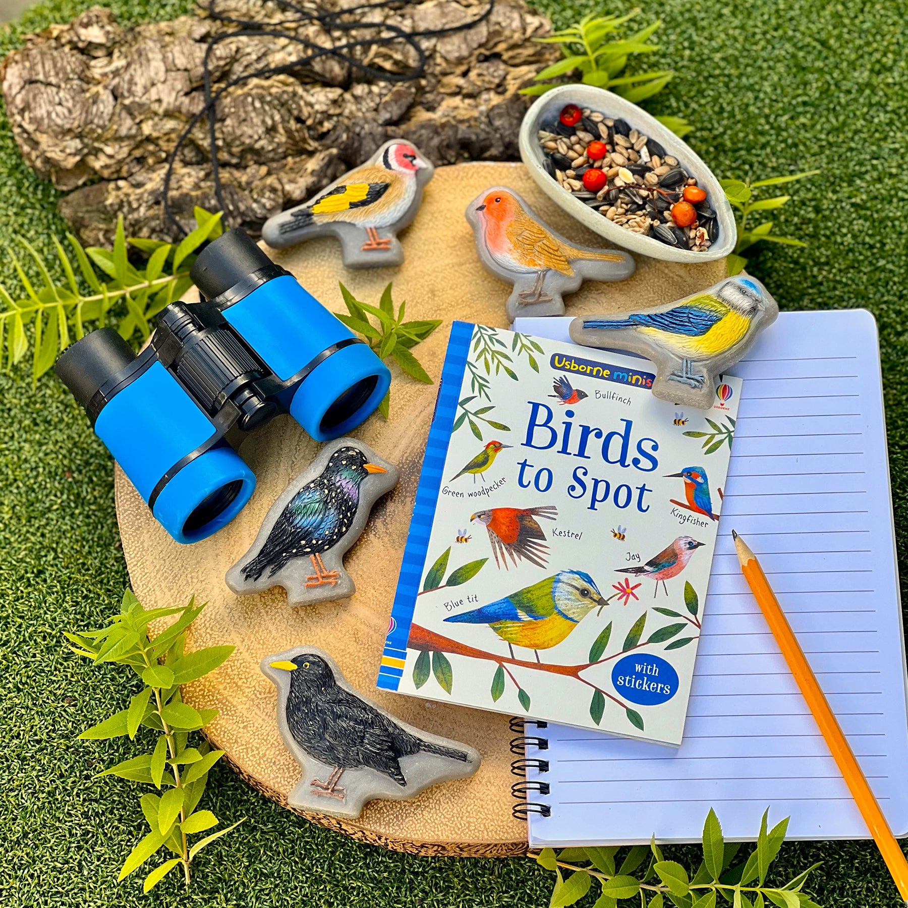 Yellow Door Sensory Play Stone Birds - Interactive Set Of 8 - Image 6