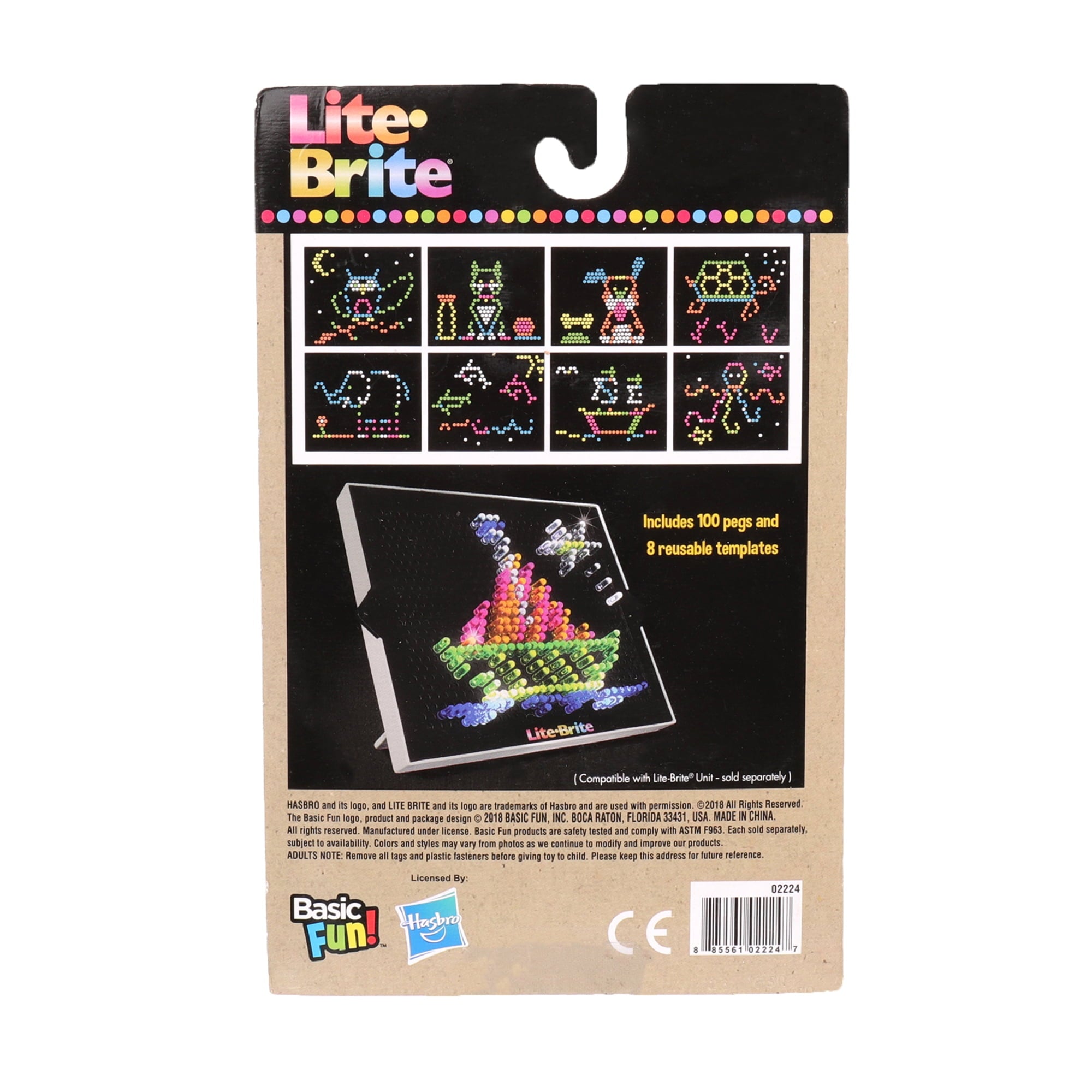 Alternative view of Lite-Brite Ultimate Classic Refill Pack - Celebration & Animal Themes