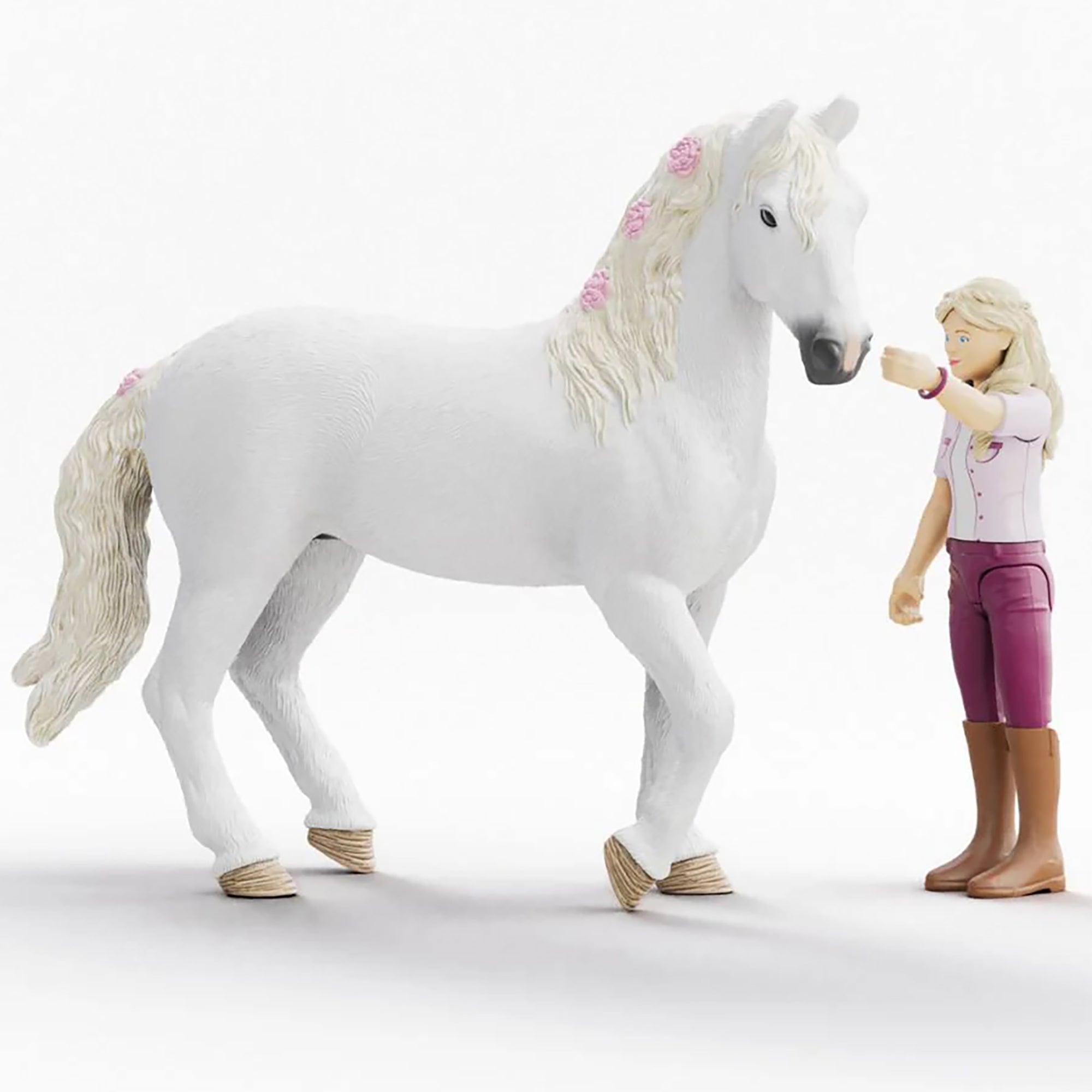 Schleich Horse Club Sofia & Blossom Playset - Articulated Rider, White Mare - Image 3