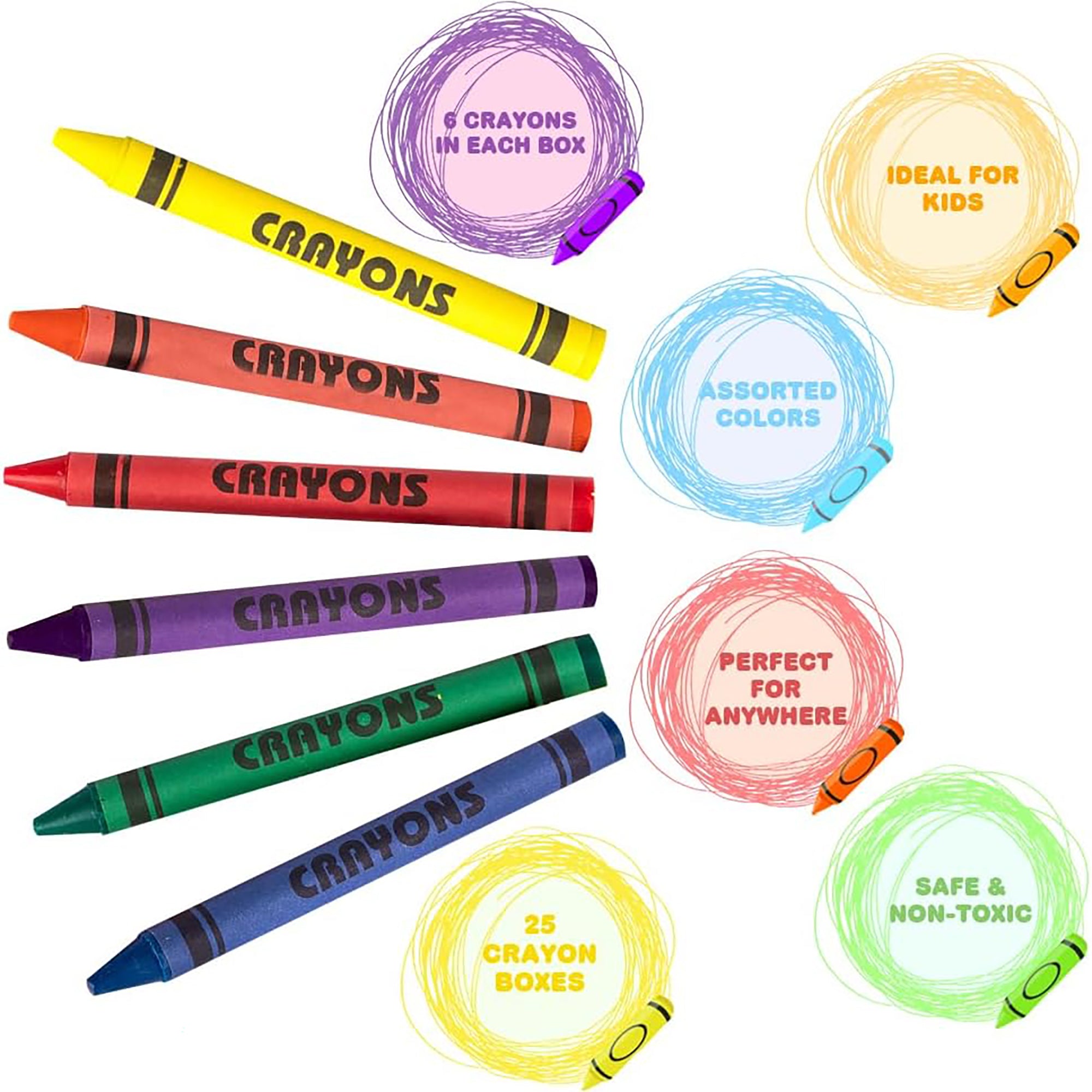 Craytastic! Color Carnival Crayon Bulk Set - 300 Piece Collection - Image 5