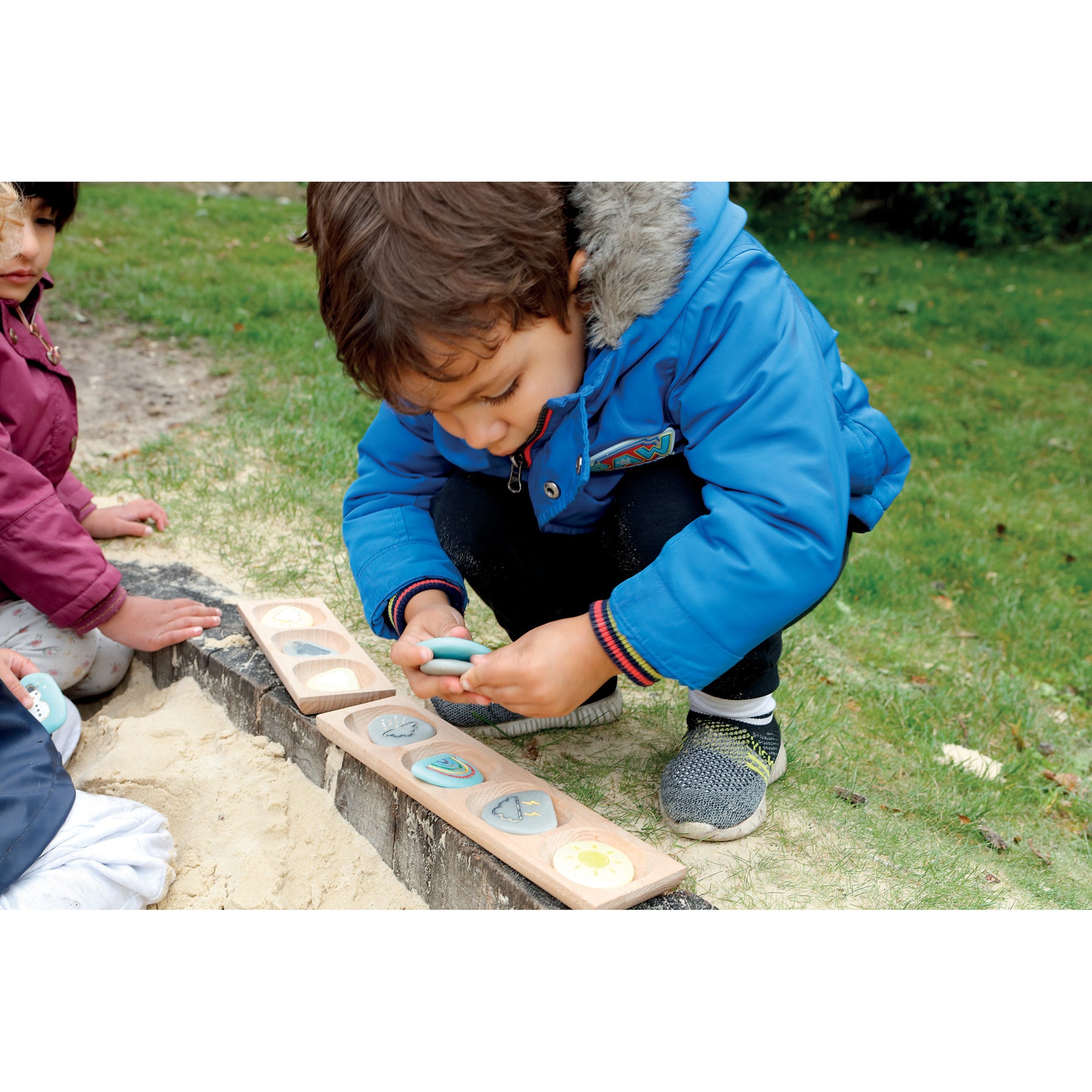 Yellow Door Weather Stones - Educational Outdoor Play Set Of 10 - Image 5