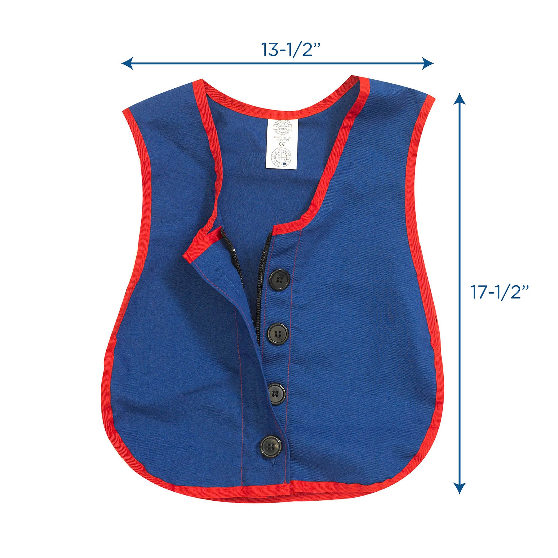 Alternative view of Children's Factory Dexterity Vest - Manual Zipper & Button Skills Trainer