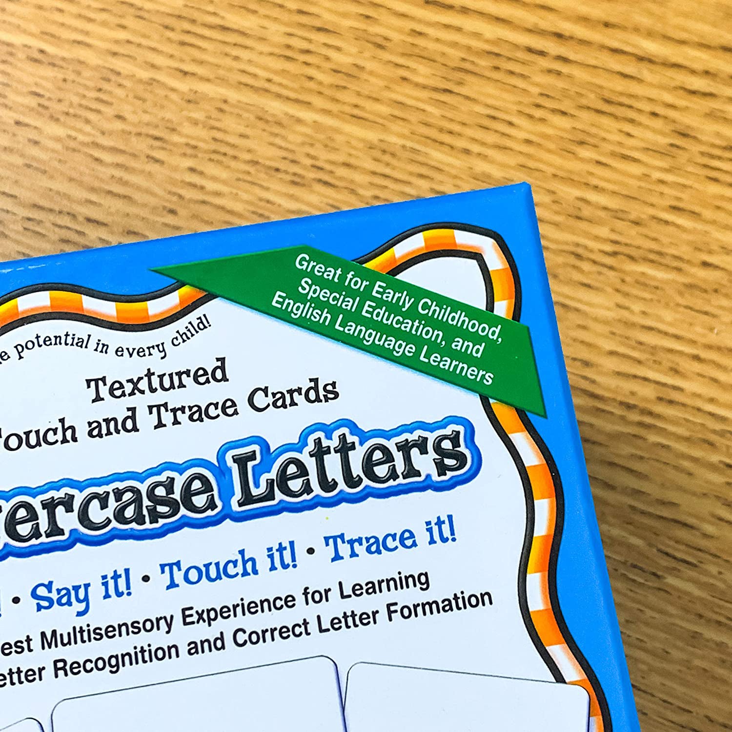 Key Education Textured Touch and Trace Cards - Lowercase Alphabet Learning Set - Image 3