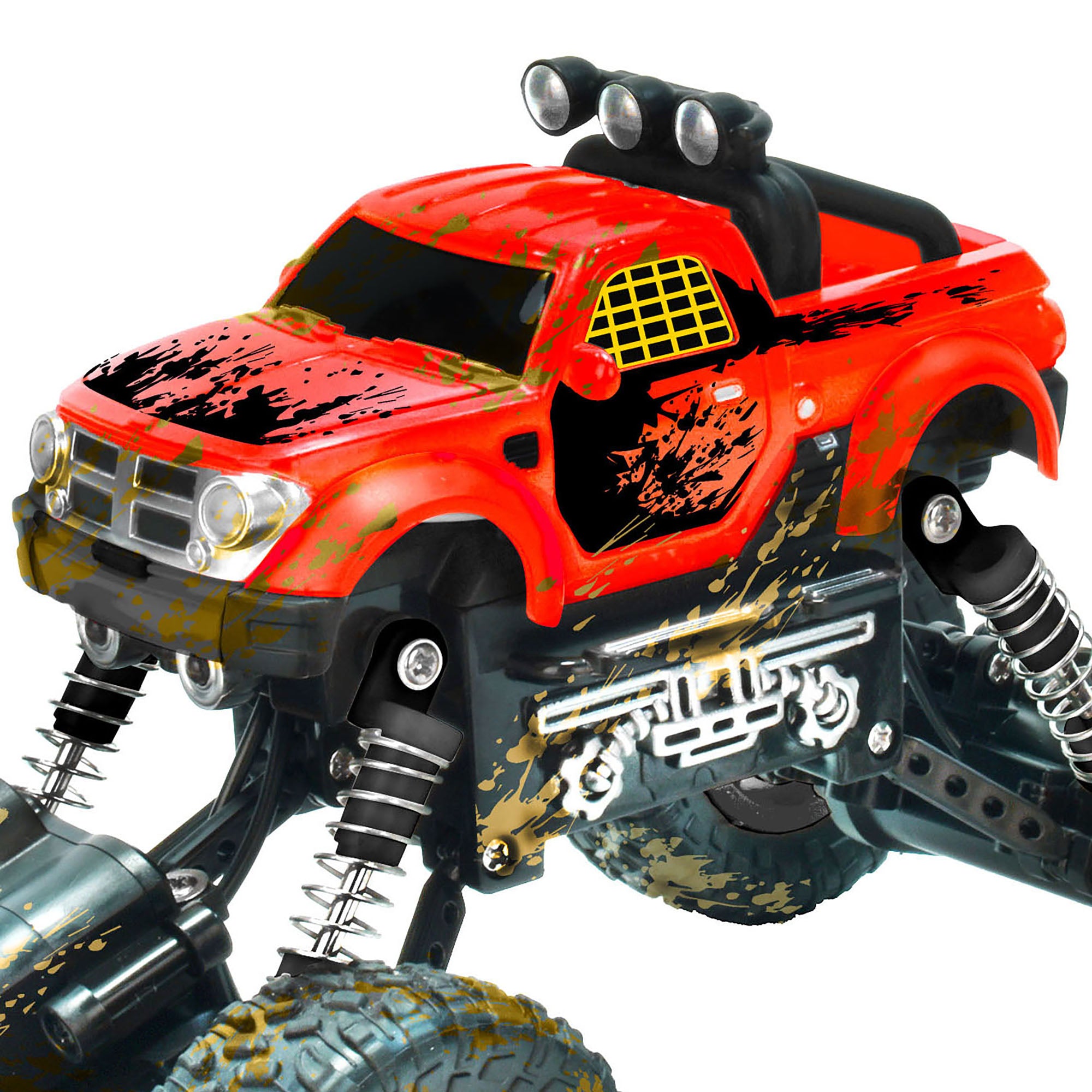 Taiyo Rock Crawler 1:18 Scale Radio Control Vehicle - Red - Image 4