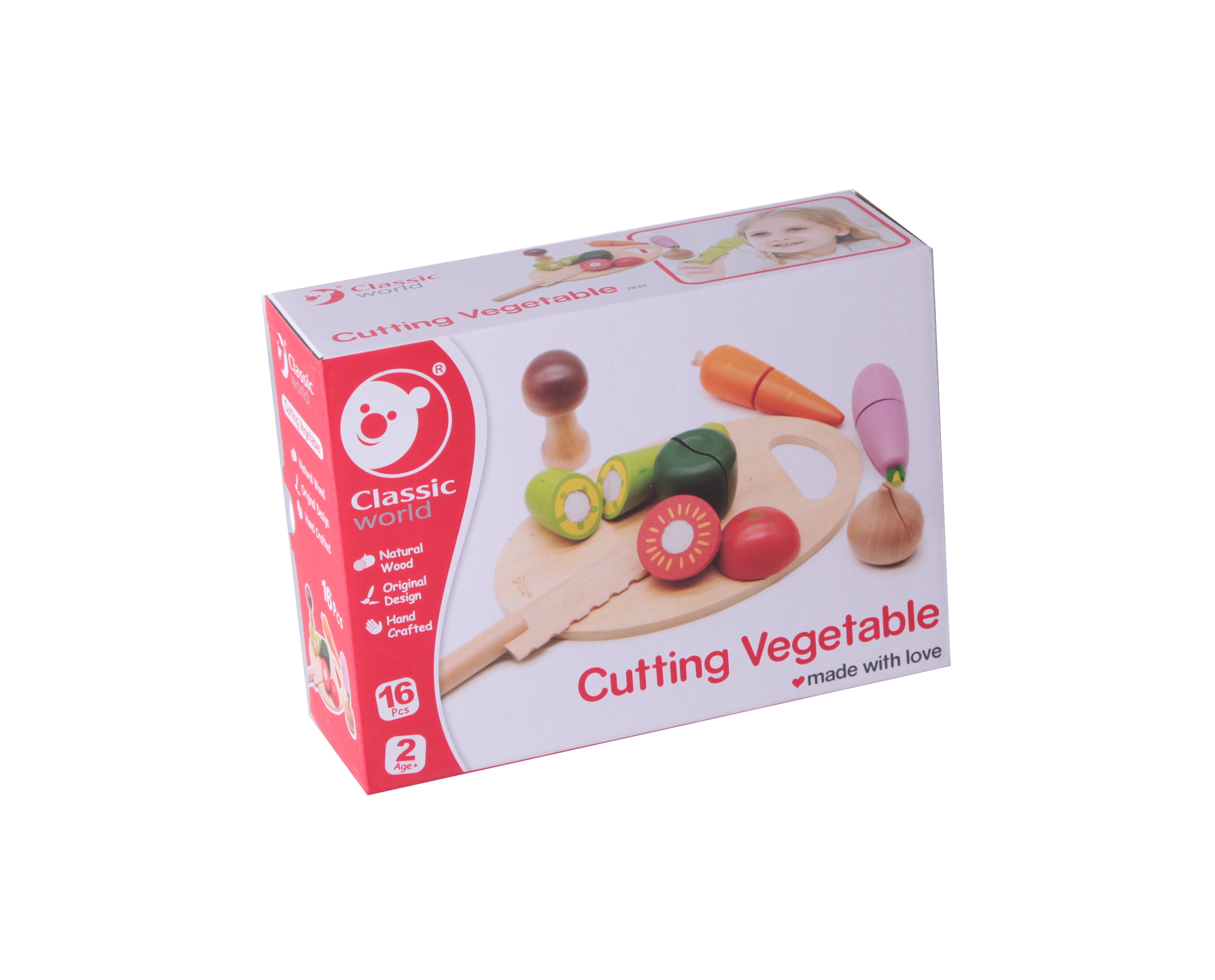 Alternative view of Classic World 9-Piece Vegetable Cutting Playset