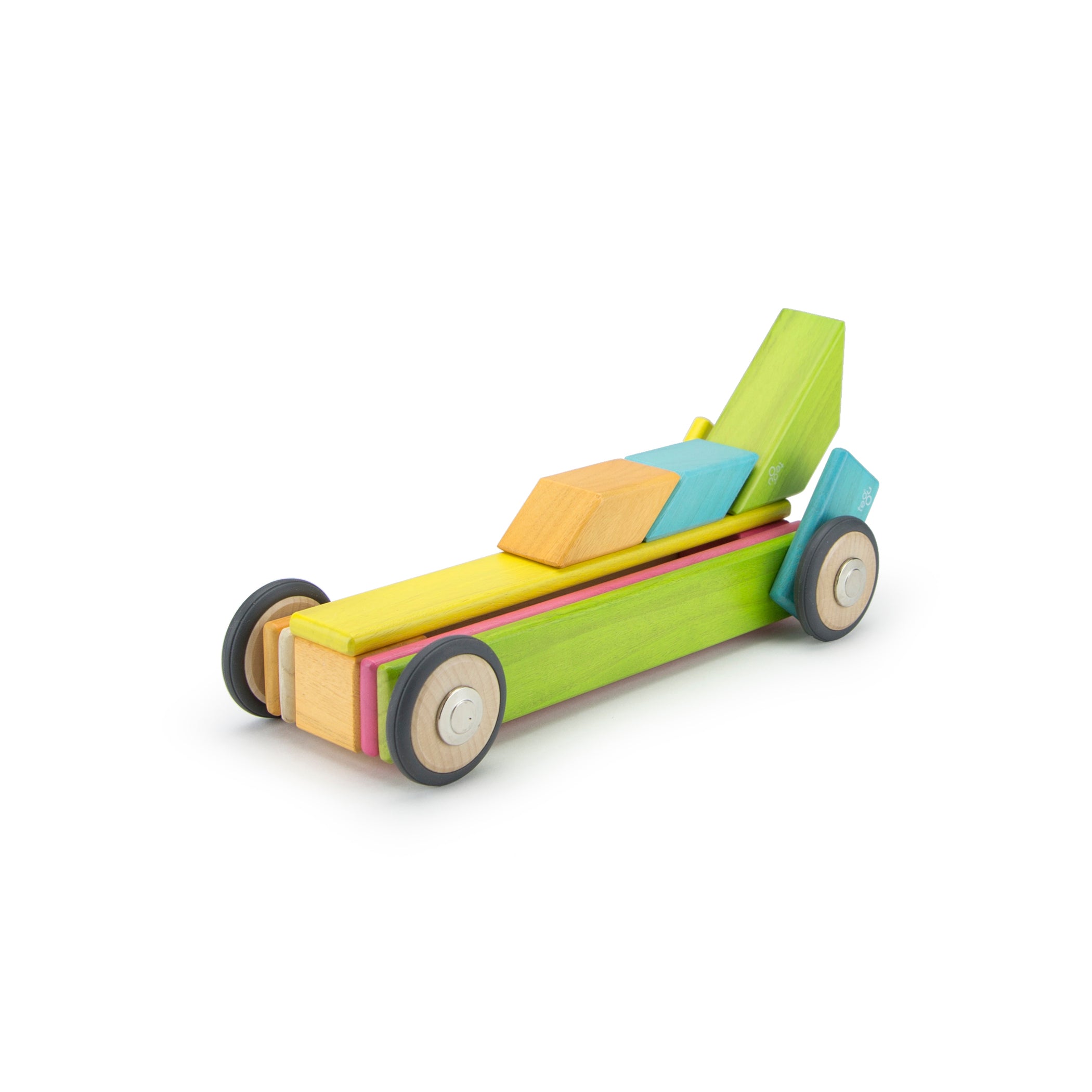 Alternative view of Tegu Magnetic Wooden Blocks, 42-Piece Set, Tints