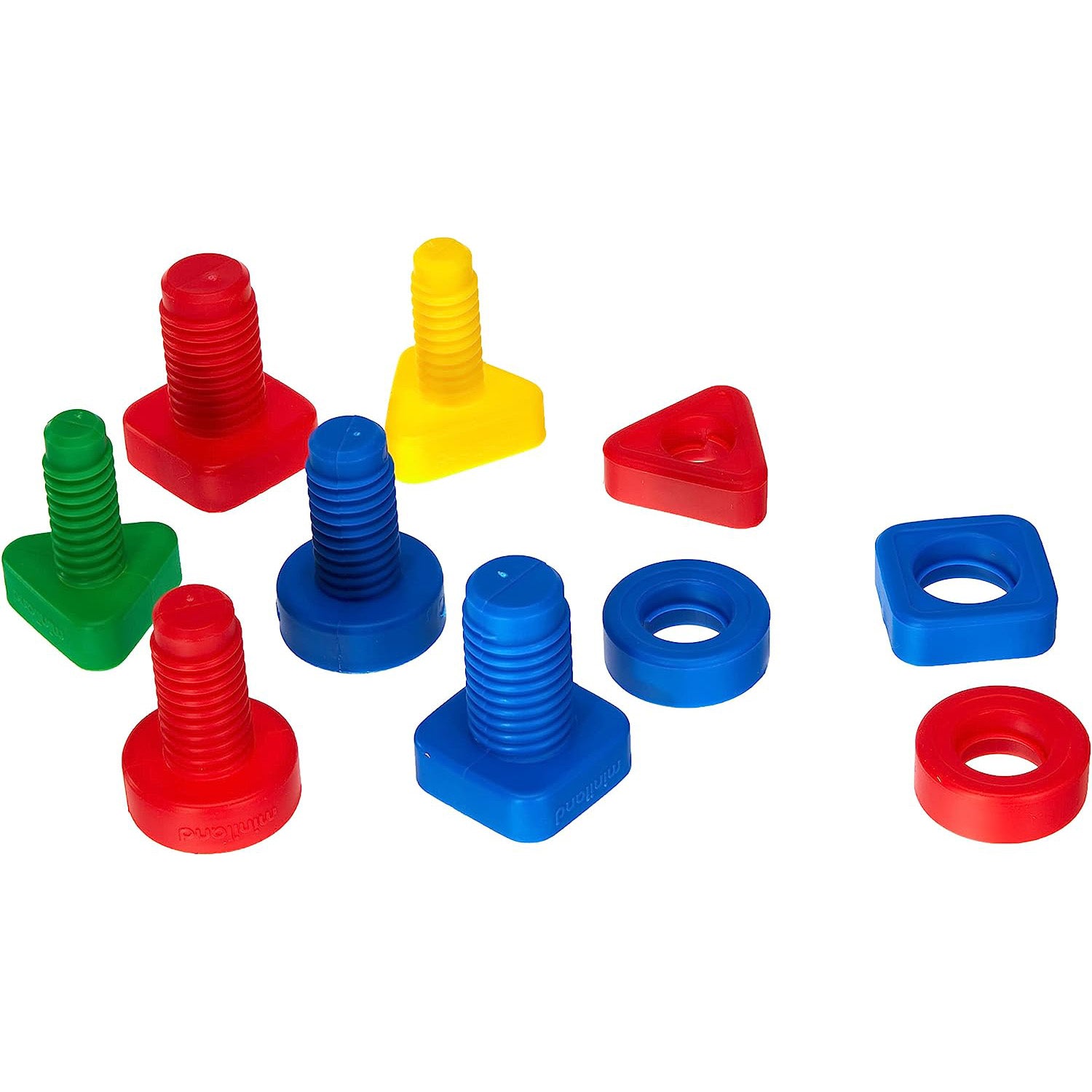 Alternative view of Miniland Educational Nuts & Bolts School Activity Set - 24-Piece Learning Playset