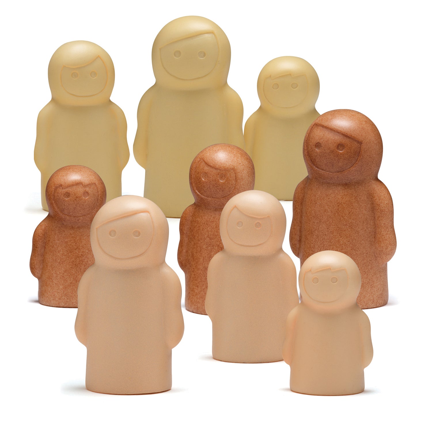 Yellow Door Little People Sensory Play Set ?? 9 Stone Mix Figures